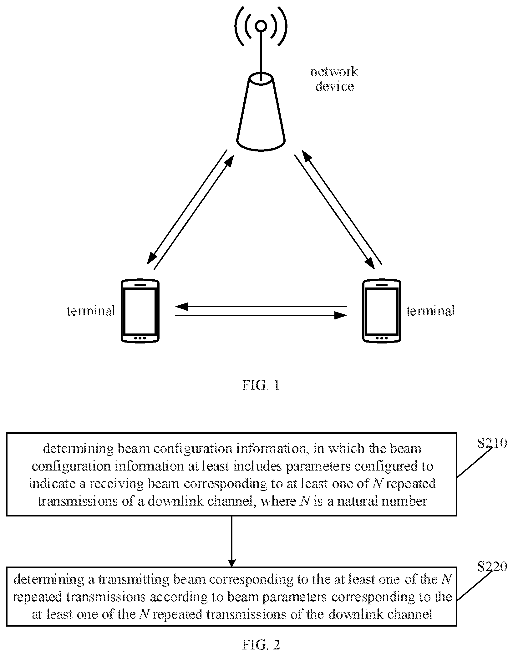 Patent US12597979 Figure 1 – Beam determining method and apparatus, and storage medium