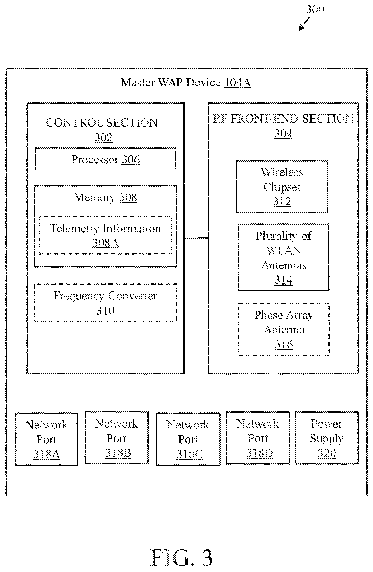 Patent US12597989 Figure 5 – System and method of central cloud server managed wireless backhaul network using hybrid repeater devices