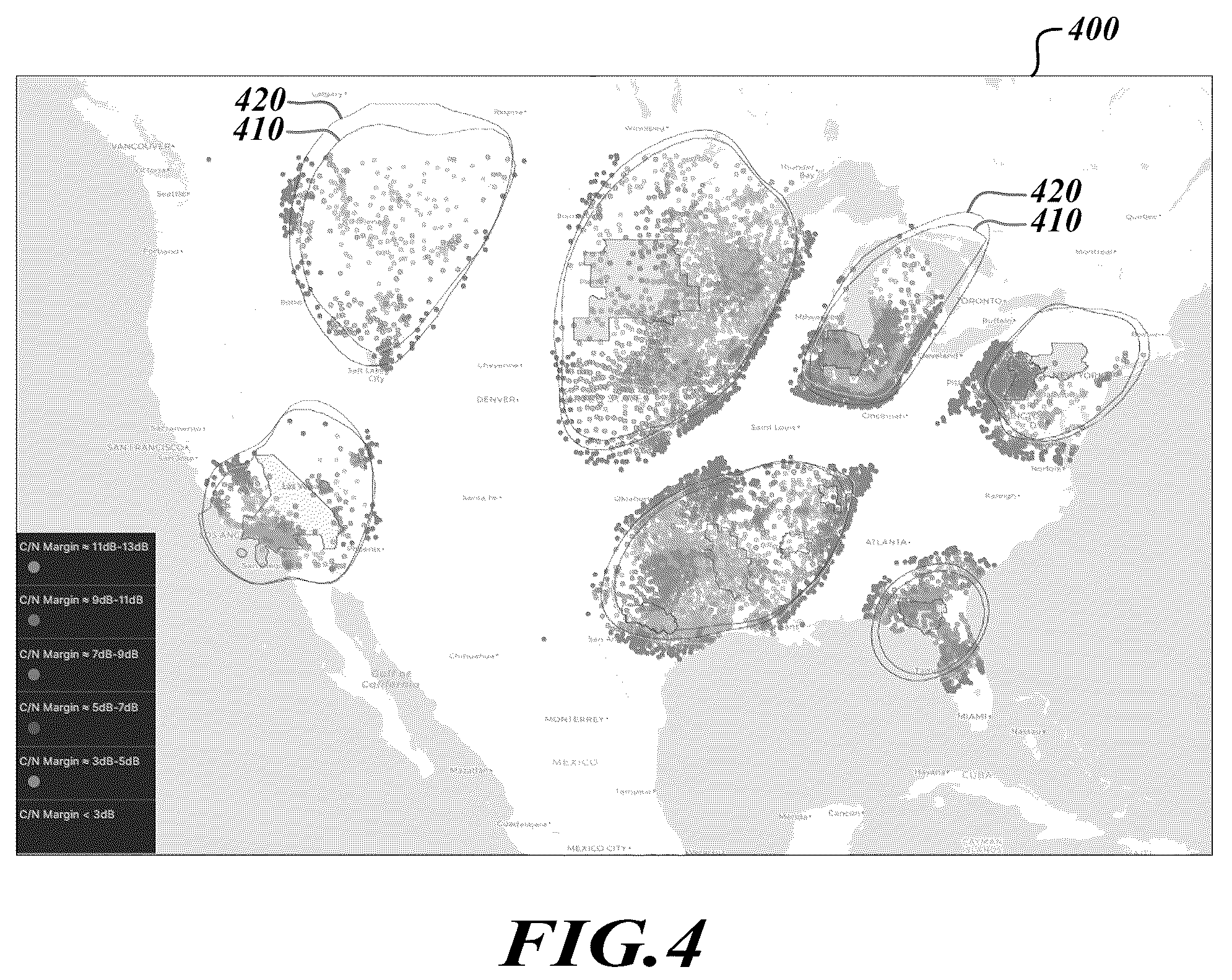 Patent US12597994 Figure 4 – Systems and methods for monitoring satellite signal performance to control system throughput health