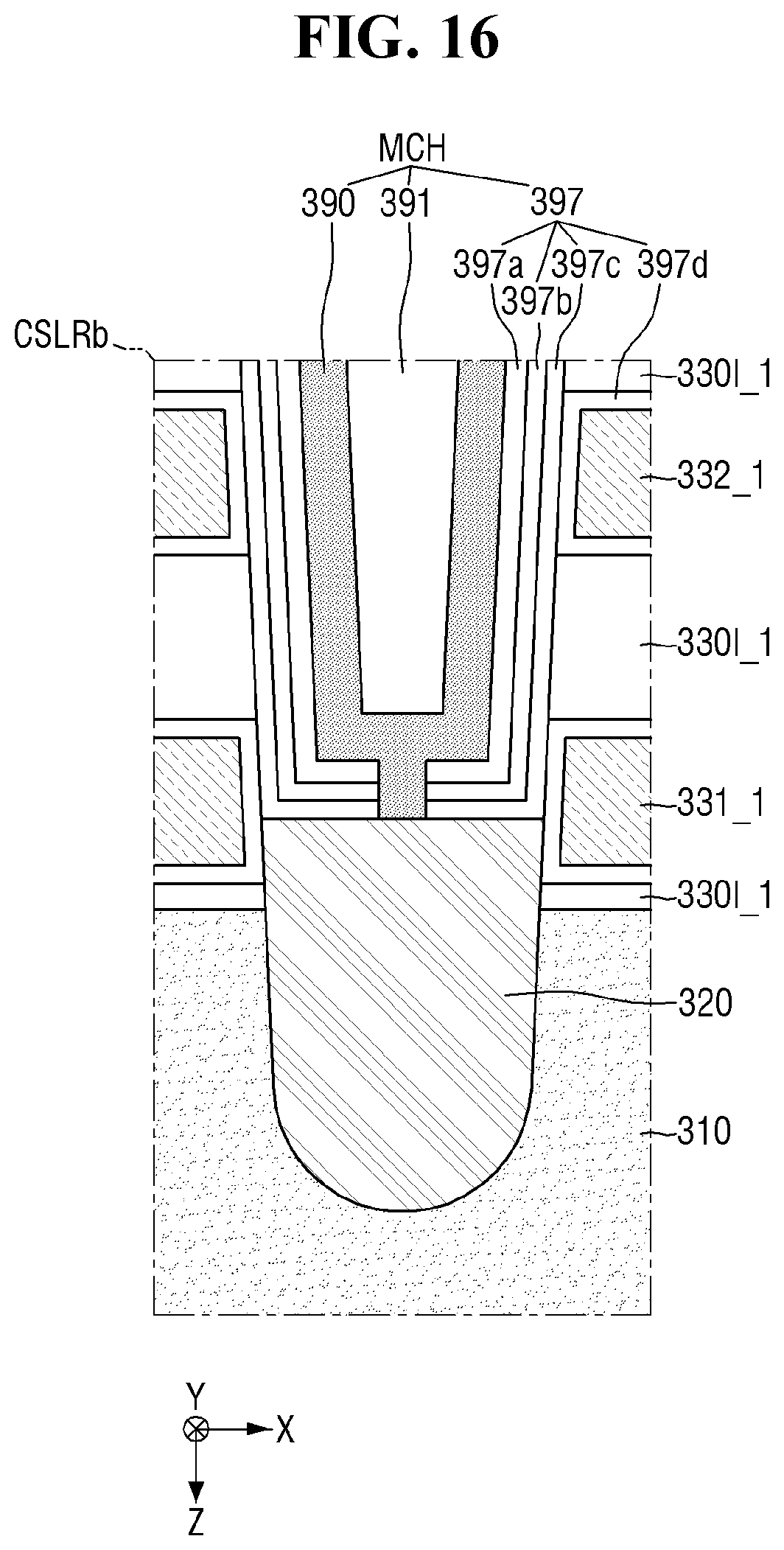 Patent US12599000 Figure 16 – Non-volatile memory device including first and second monitoring channel structures and non-volatile memory system comprising the same