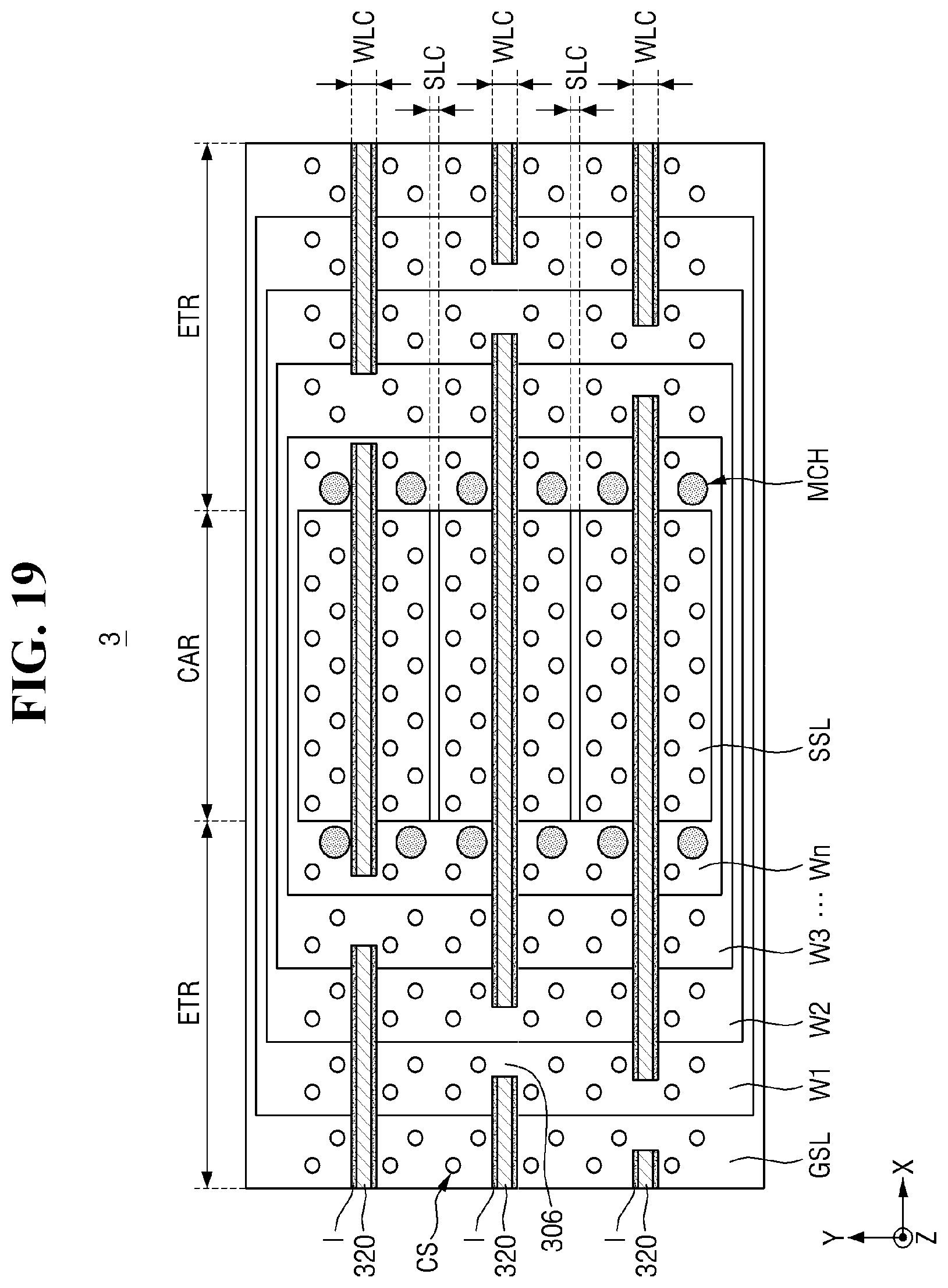 Patent US12599000 Figure 19 – Non-volatile memory device including first and second monitoring channel structures and non-volatile memory system comprising the same