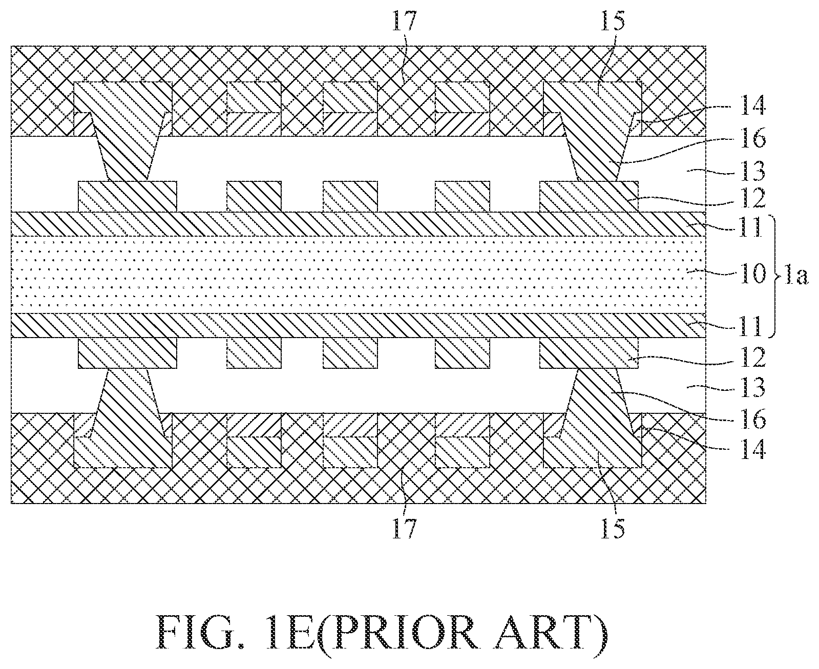 Patent US12599003 Figure 3 – Manufacturing method of package substrate
