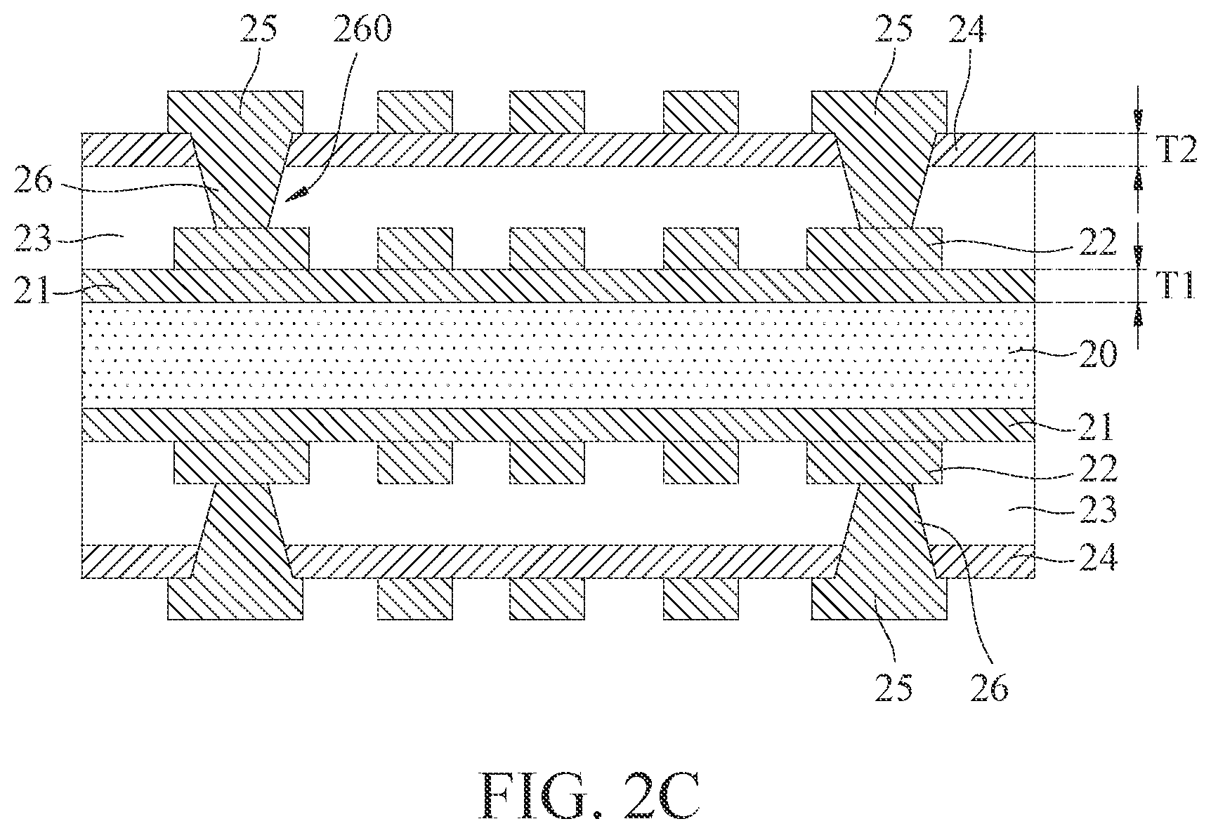 Patent US12599003 Figure 7 – Manufacturing method of package substrate