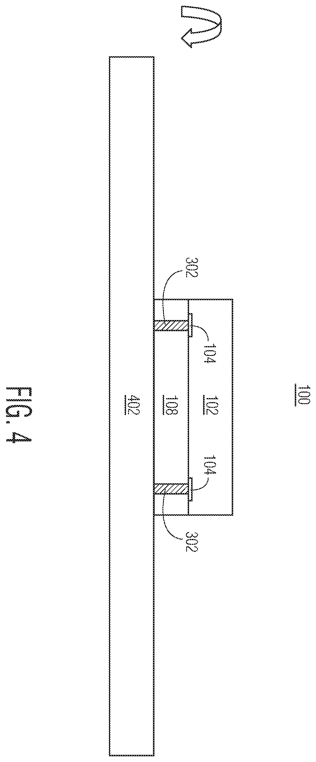 Patent US12599004 Figure 4 – Semiconductor device with active mold package and method therefor