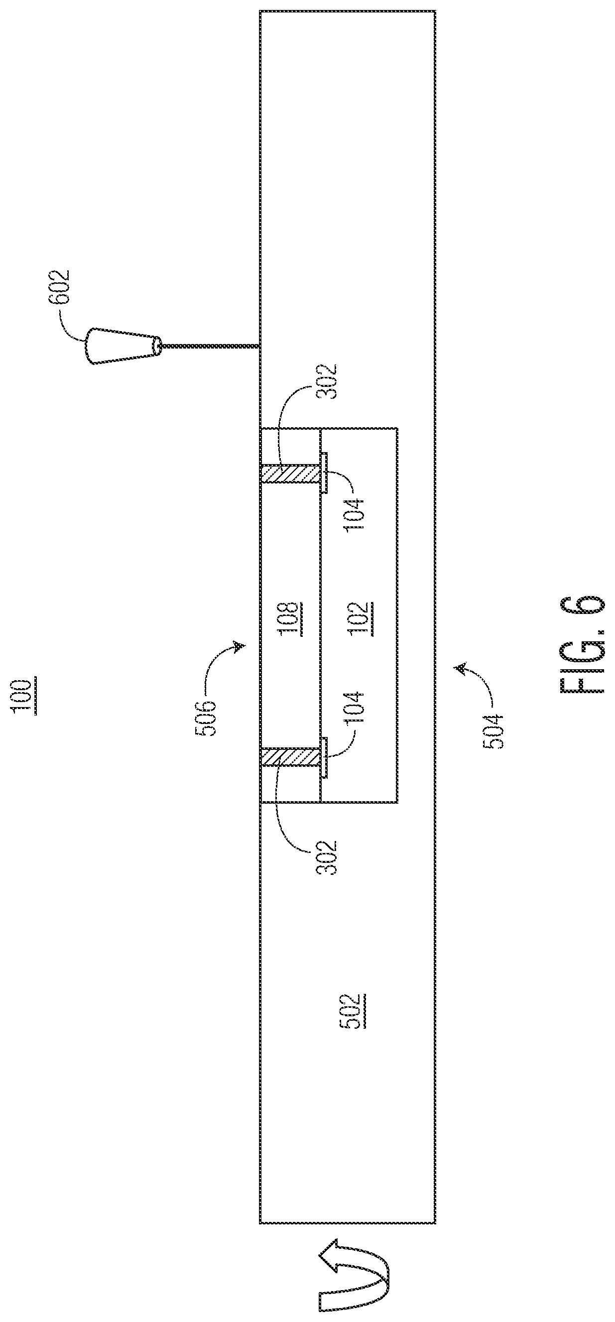 Patent US12599004 Figure 6 – Semiconductor device with active mold package and method therefor
