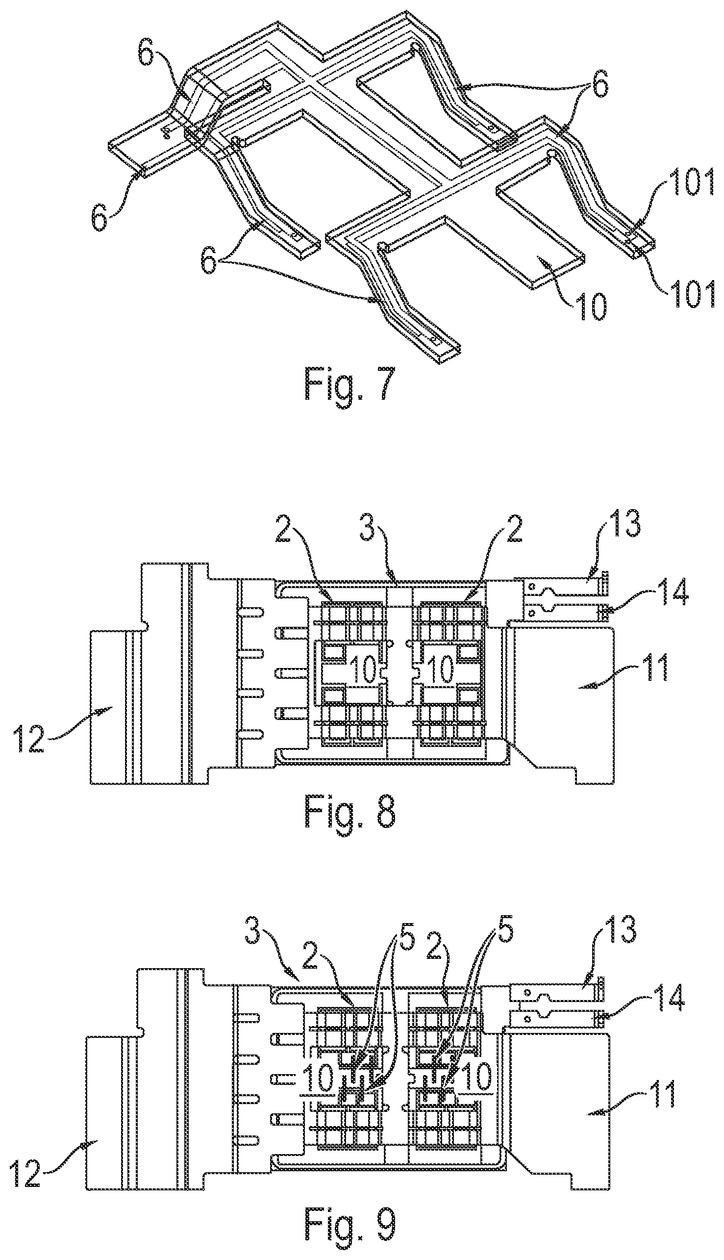 Patent US12599005 Figure 4 – Power electronics module