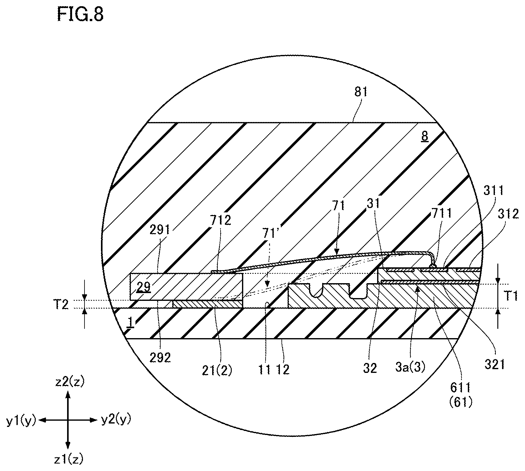 Patent US12599006 Figure 8 – Electronic device