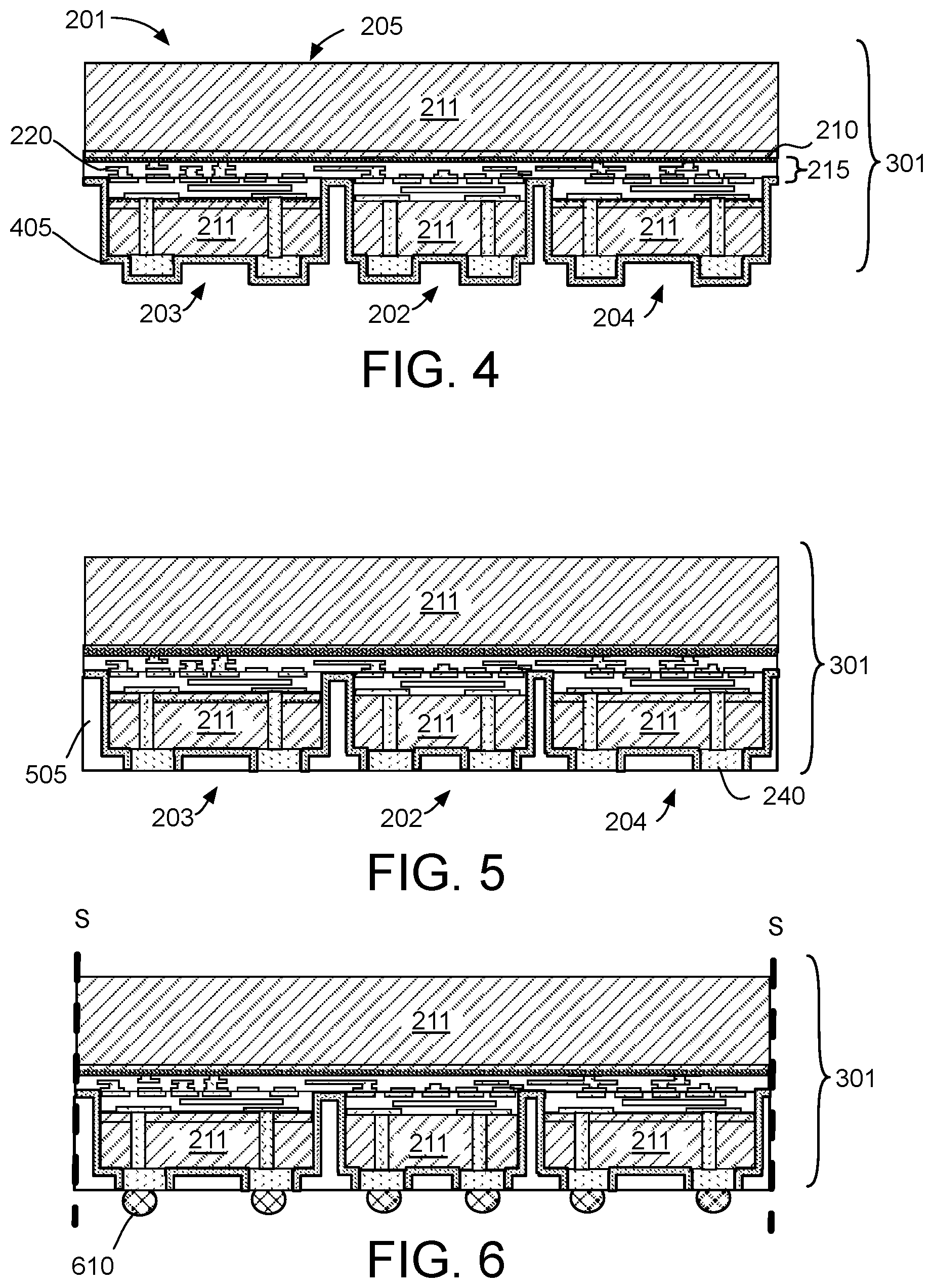 Patent US12599007 Figure 3 – Composite IC die package including an electro-thermo-mechanical die (ETMD) with through substrate vias