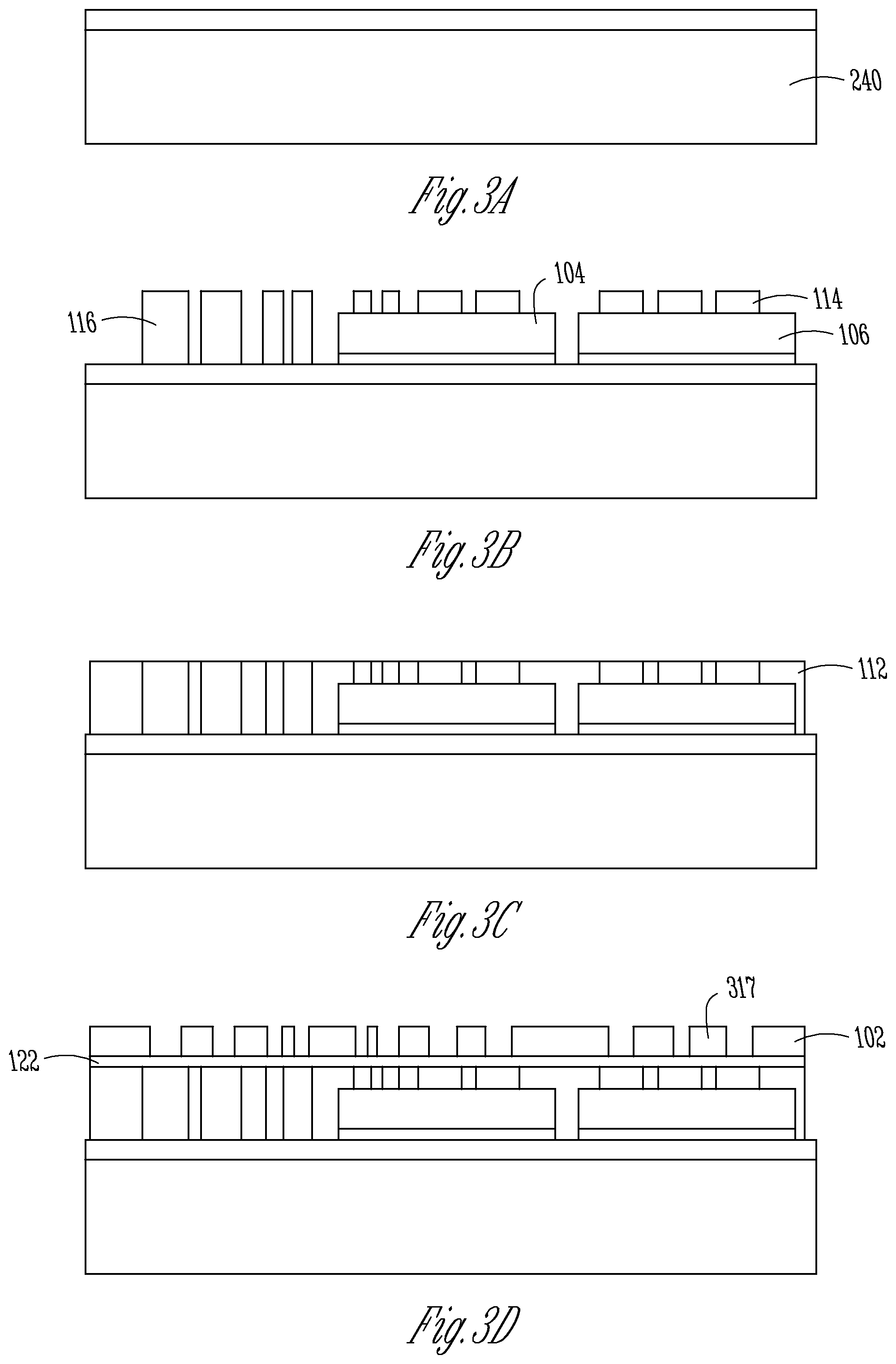 Patent US12599010 Figure 3 – Microelectronic packages with embedded interposers