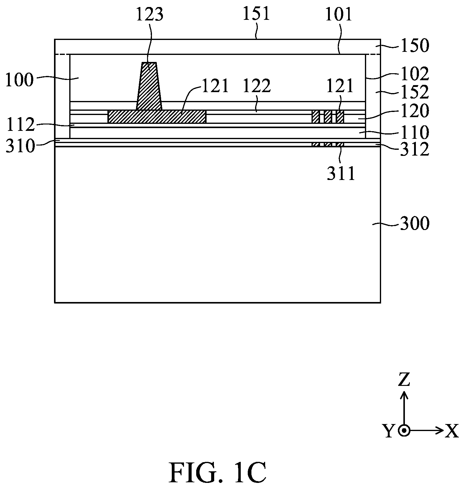 Patent US12599011 Figure 3 – Semiconductor structure and method for forming the same