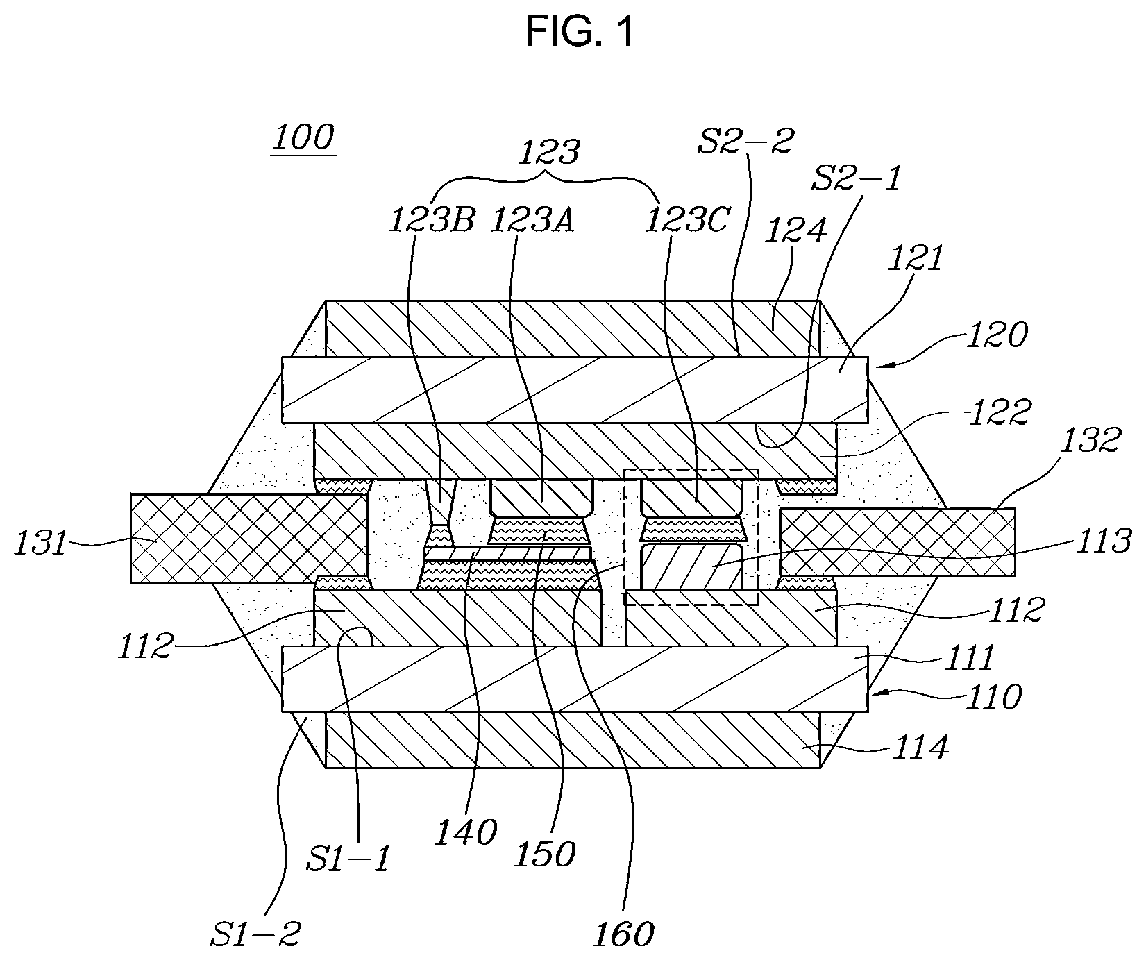 Patent US12599015 Figure 1 – Power module for vehicle