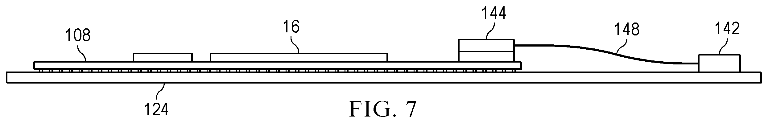 Patent US12599016 Figure 7 – Flip chip package