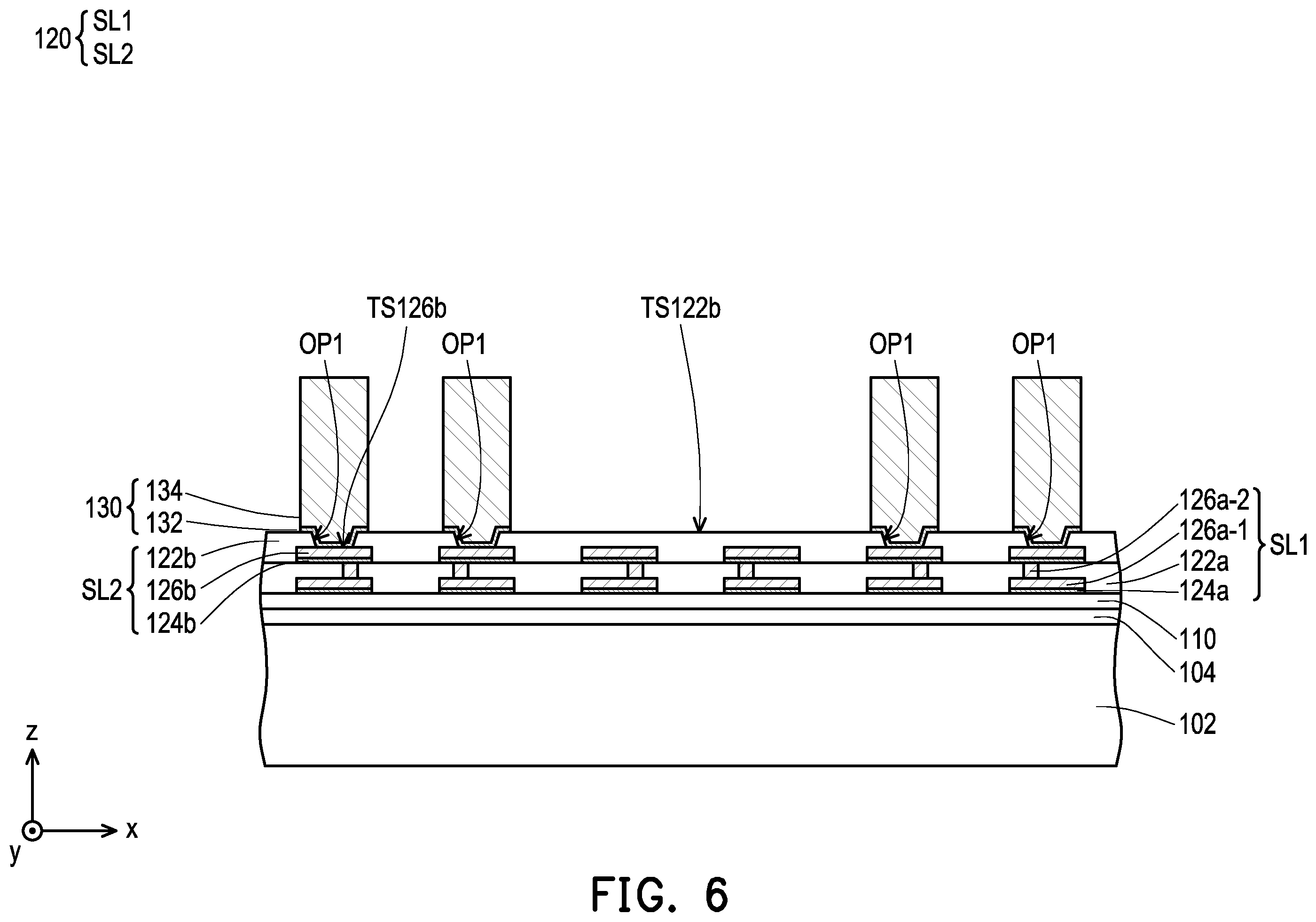Patent US12599018 Figure 6 – Package structure with enhancement structure and manufacturing method thereof