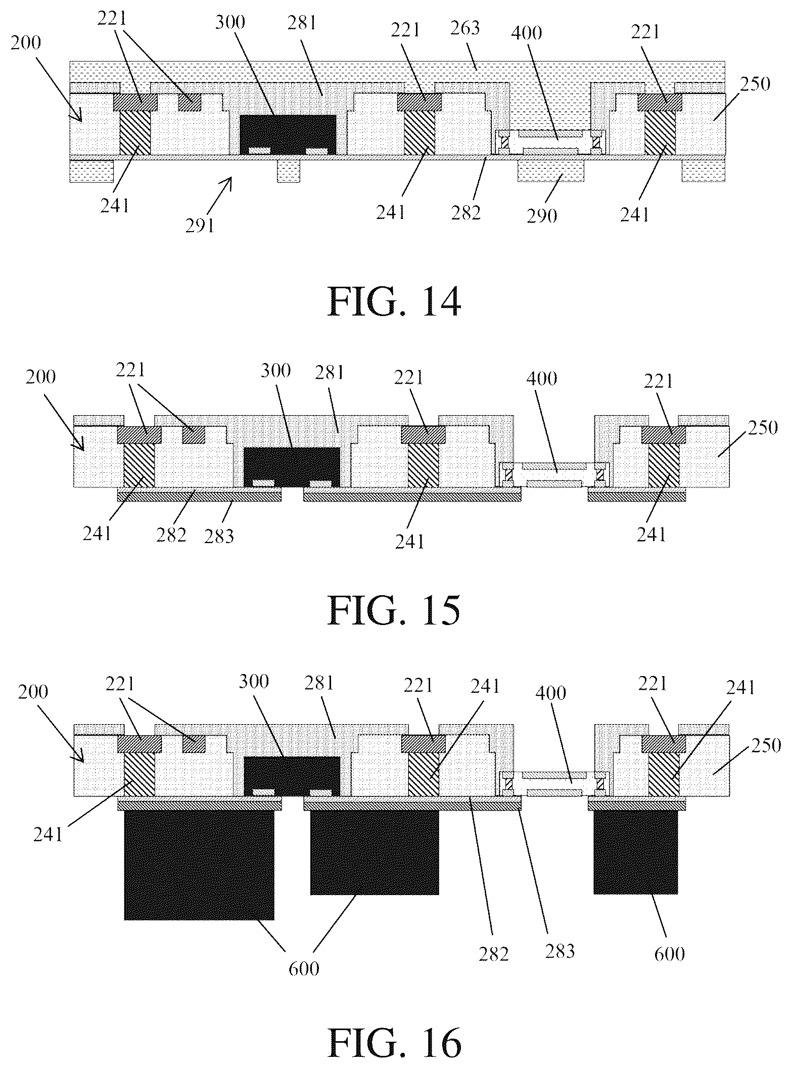 Patent US12599019 Figure 5 – Embedded packaging structure and manufacturing method thereof