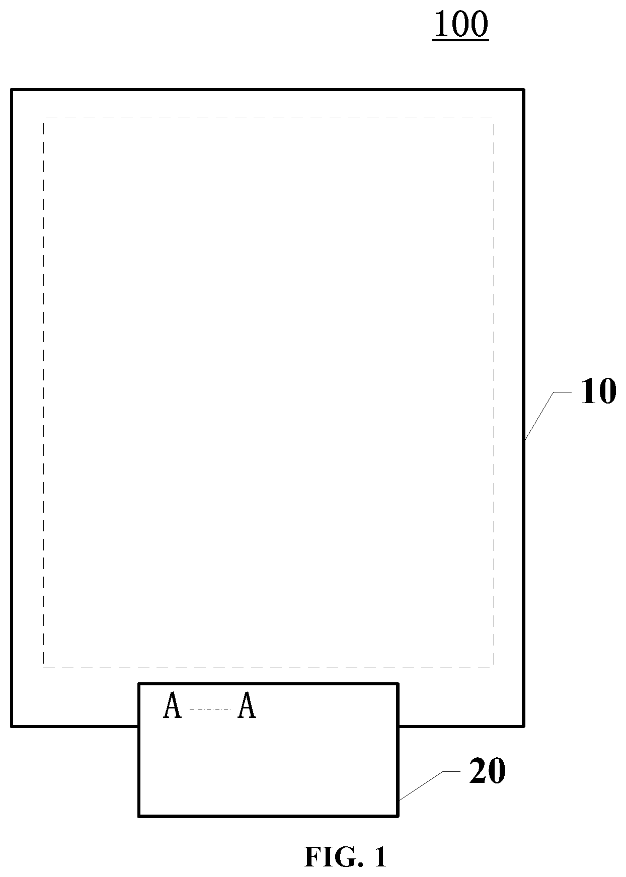 Patent US12599024 Figure 1 – Display module and substrate thereof having improved binding reliability of substrate and flexible circuit board