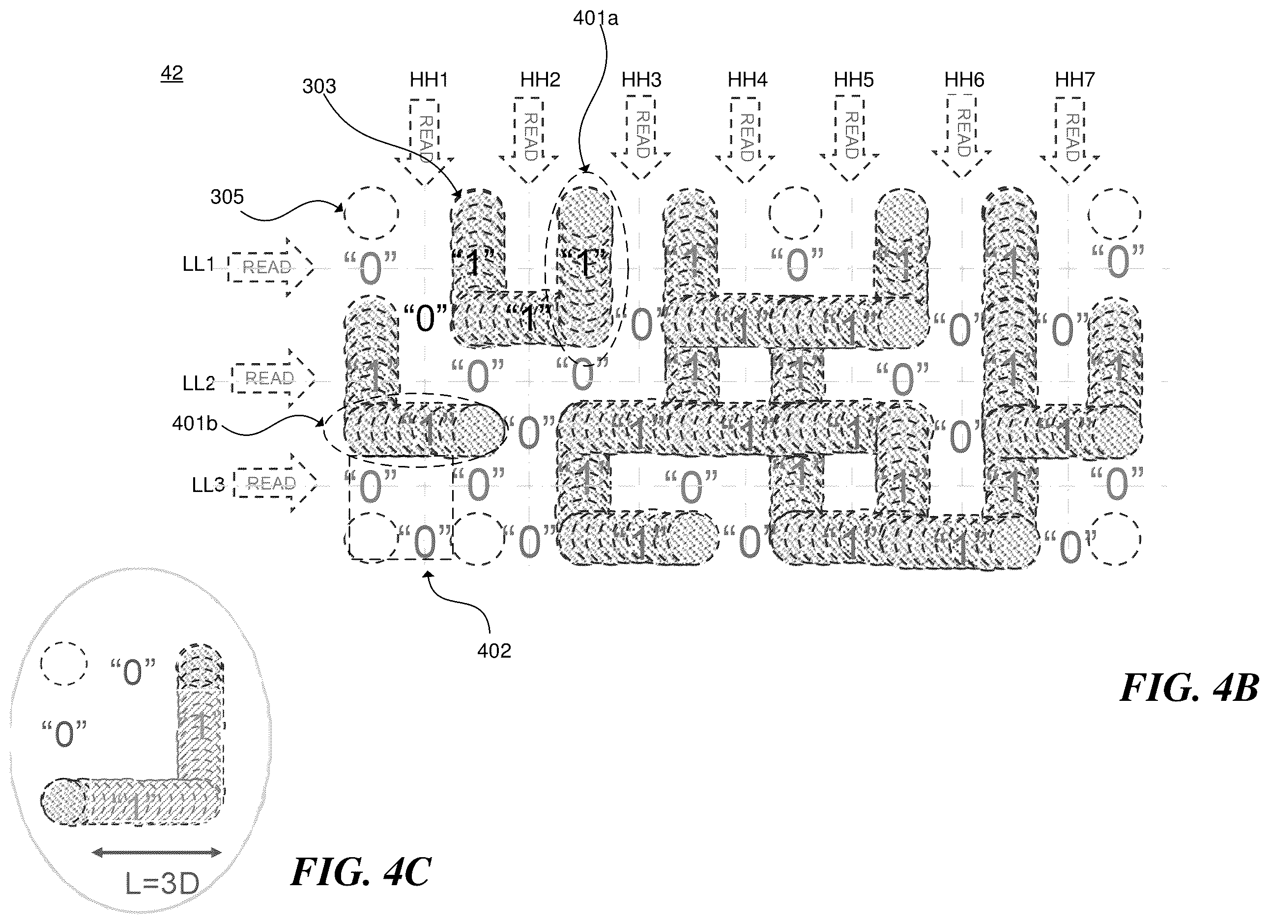 Patent US12599026 Figure 9 – Semiconductor packages with patterns of die-specific information