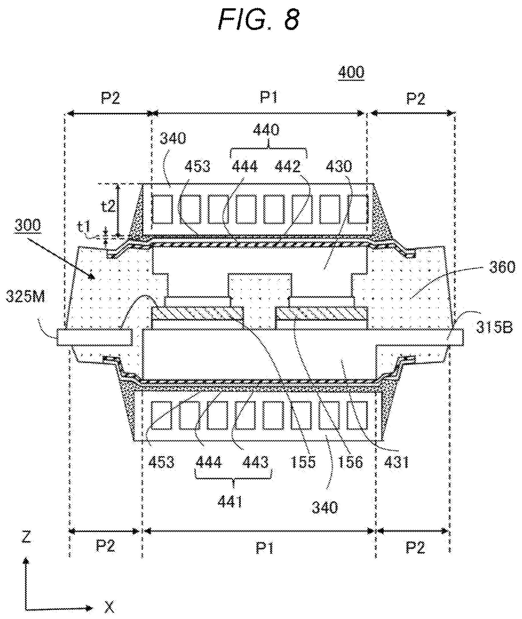Patent US12599027 Figure 8 – Electric circuit body and power conversion device