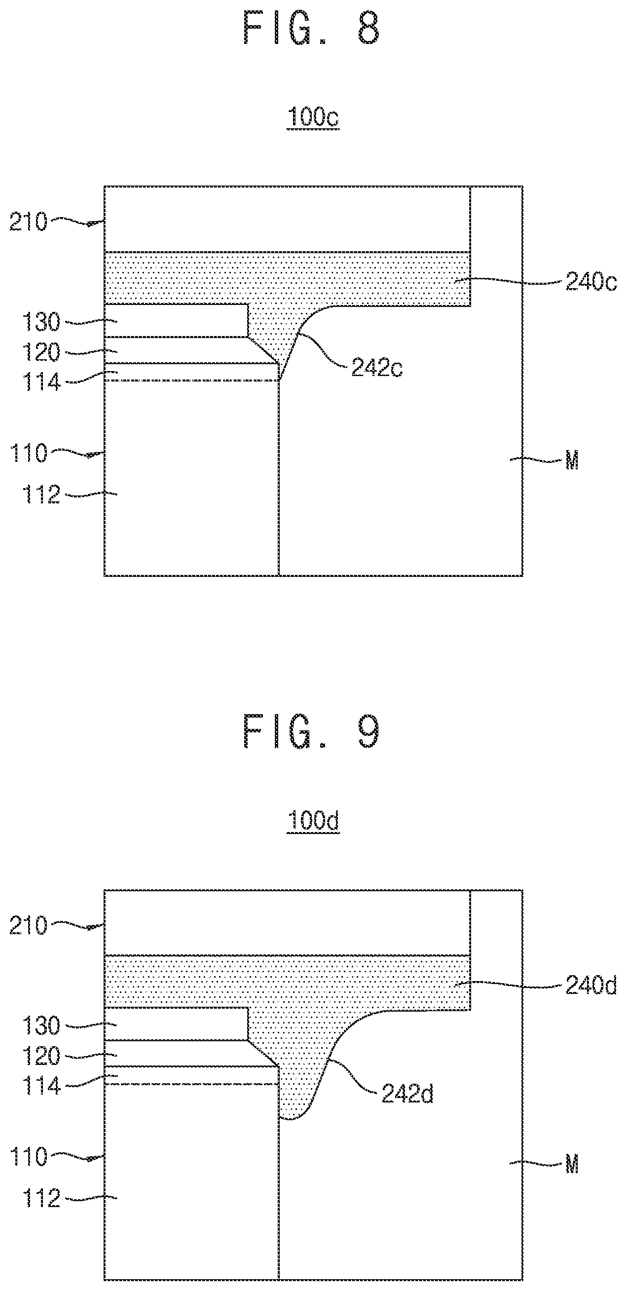 Patent US12599028 Figure 5 – Semiconductor packages having adhesive members