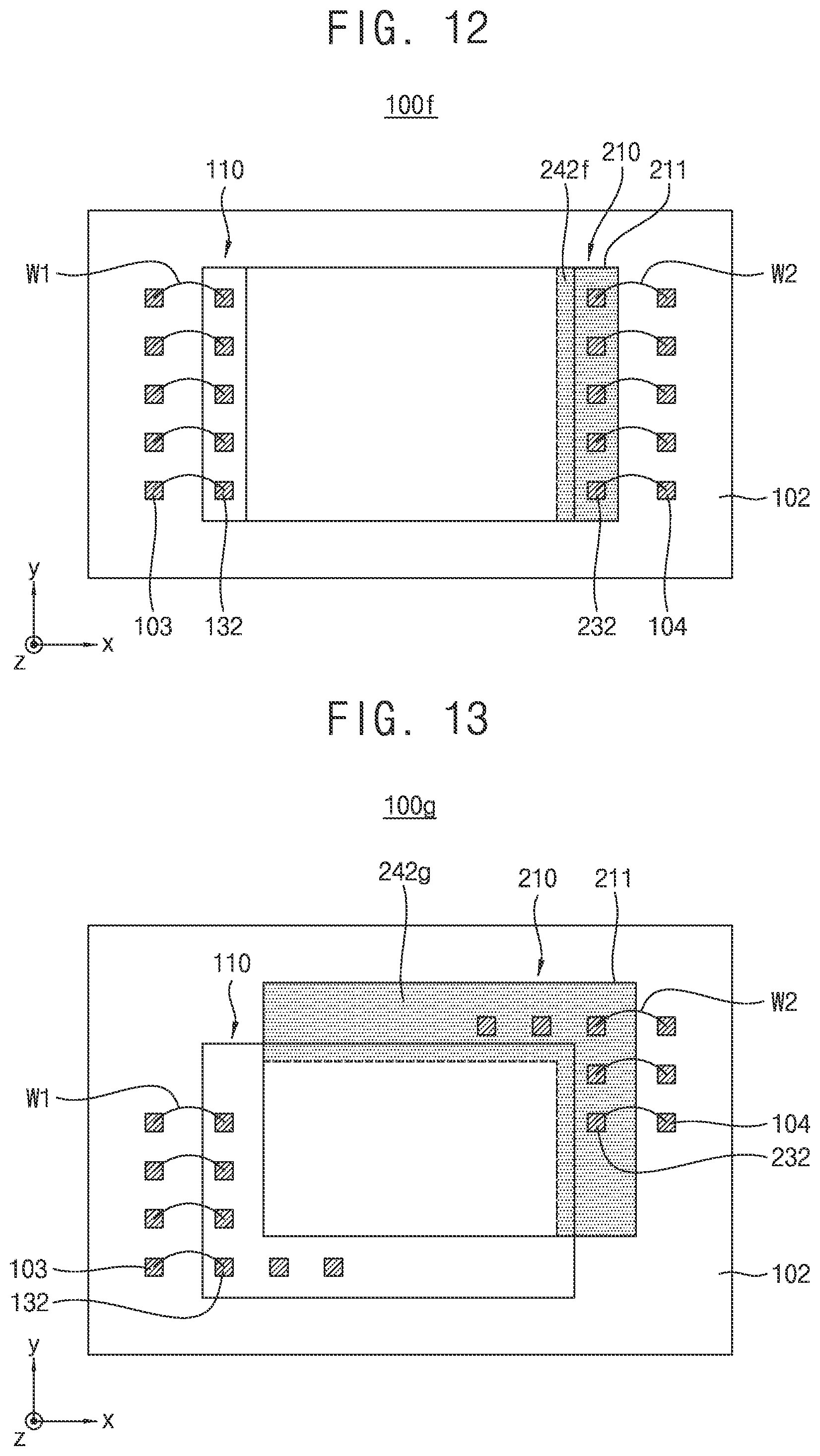 Patent US12599028 Figure 7 – Semiconductor packages having adhesive members