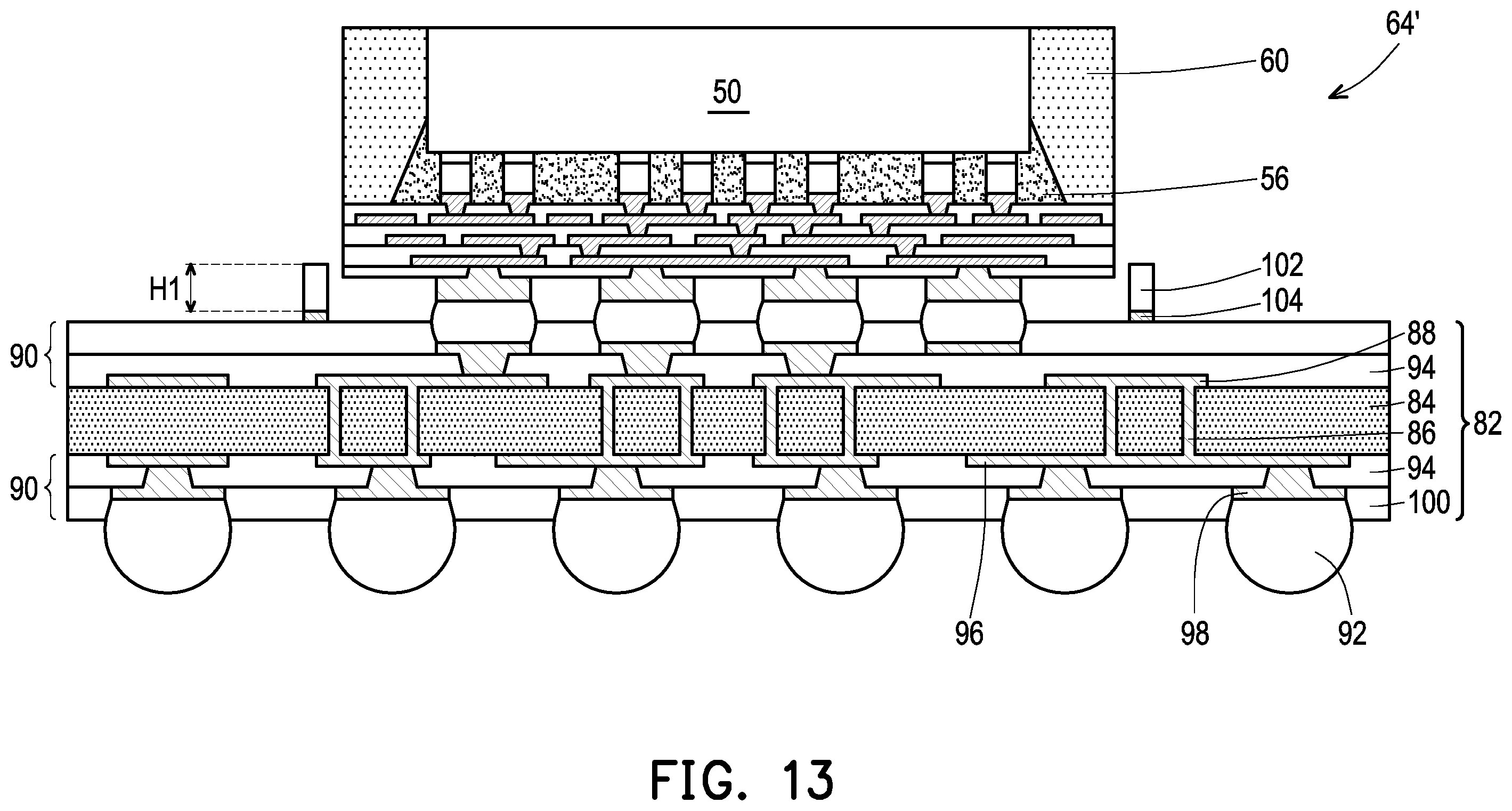 Patent US12599031 Figure 10 – Semiconductor package and method