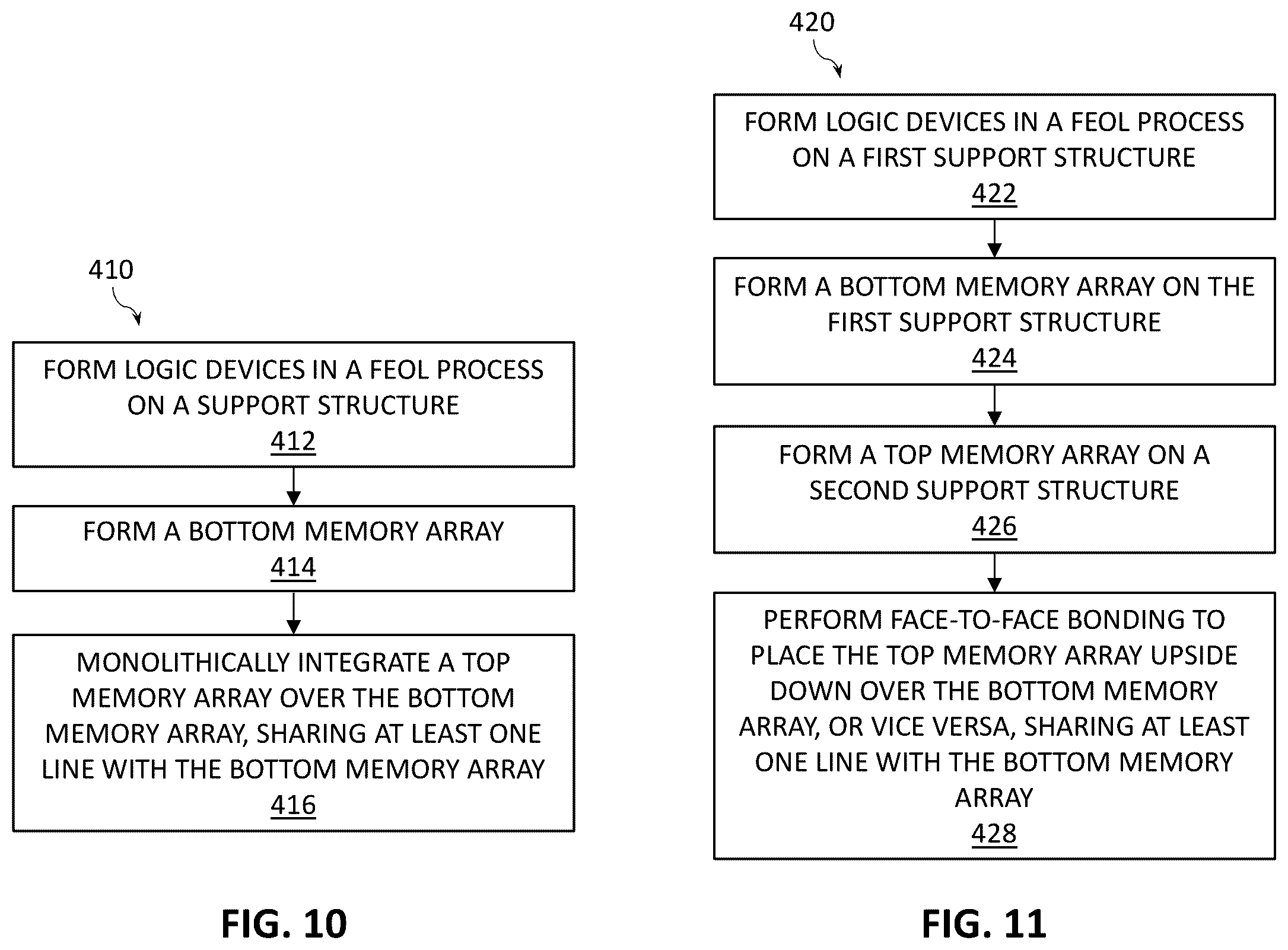 Patent US12599032 Figure 18 – Bilayer memory stacking with lines shared between bottom and top memory layers