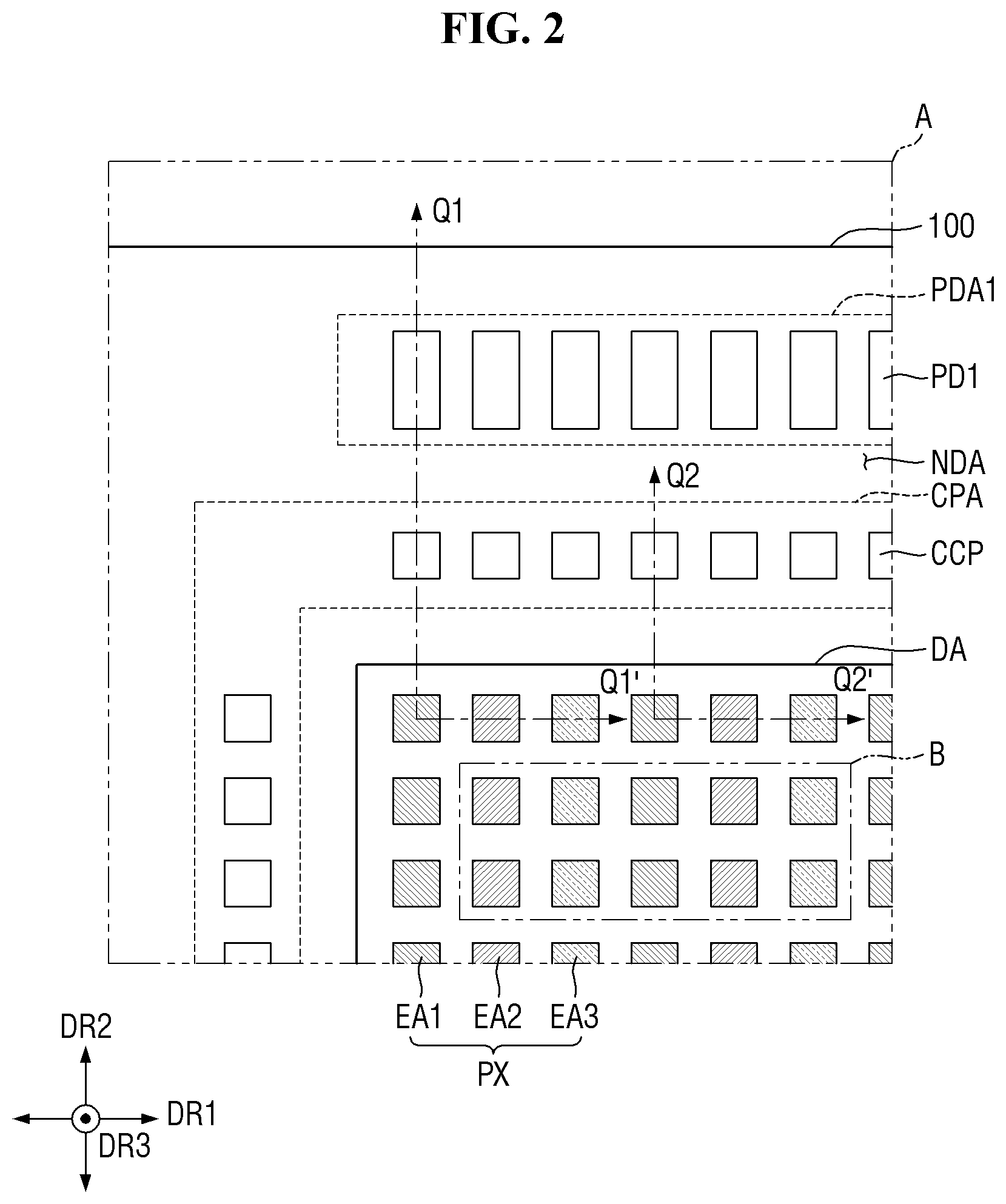 Patent US12599035 Figure 2 – Display device