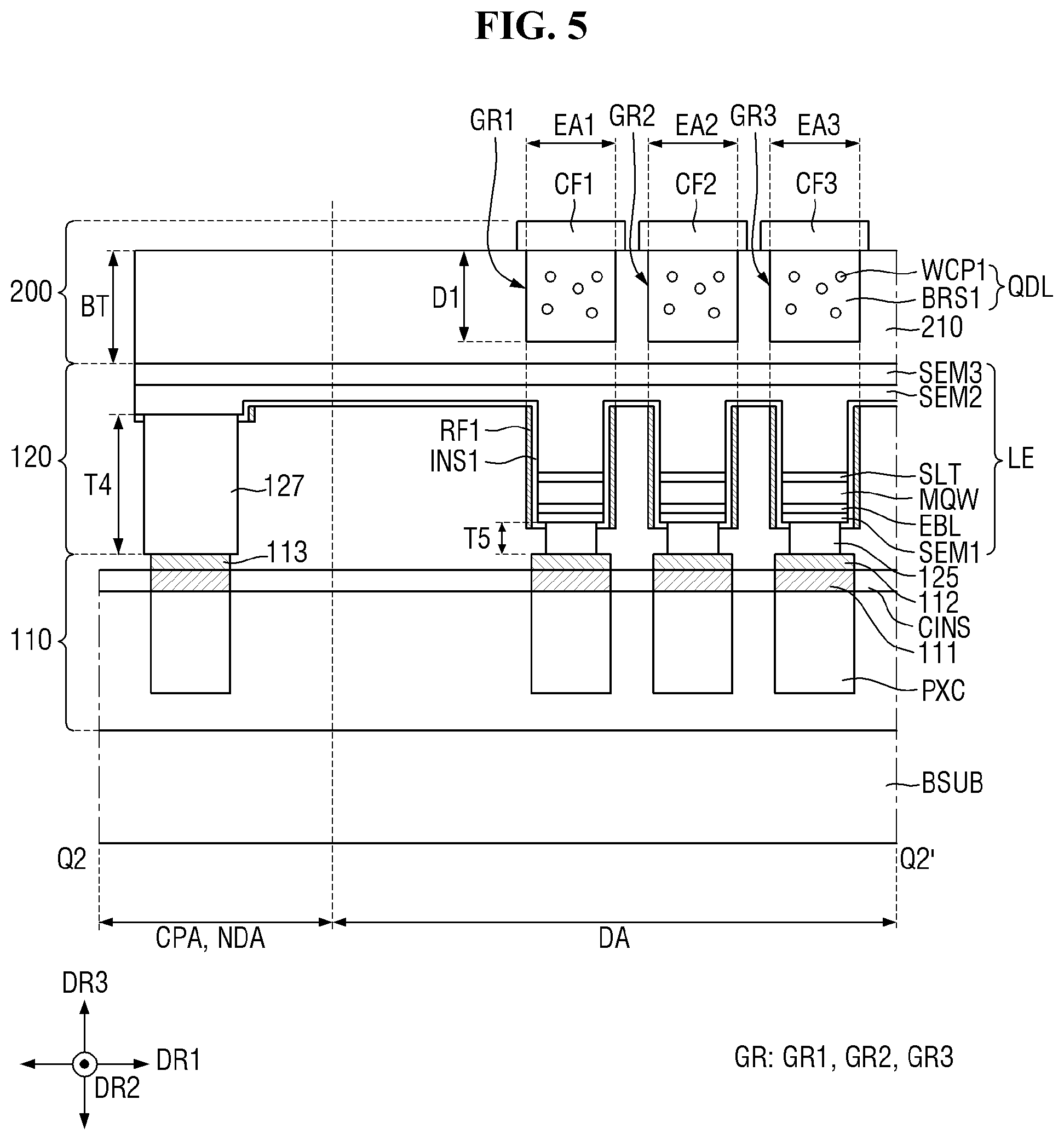 Patent US12599035 Figure 5 – Display device