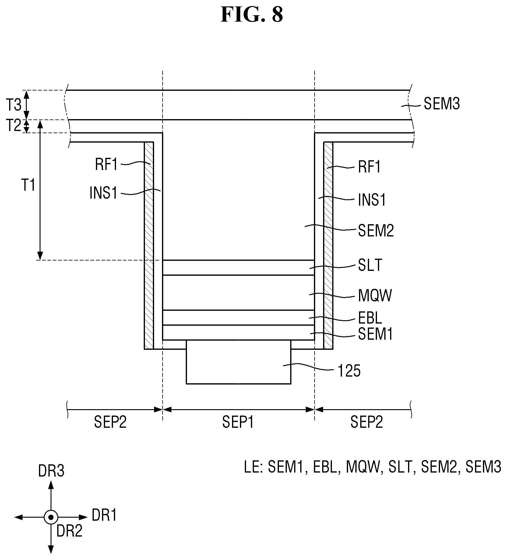 Patent US12599035 Figure 8 – Display device