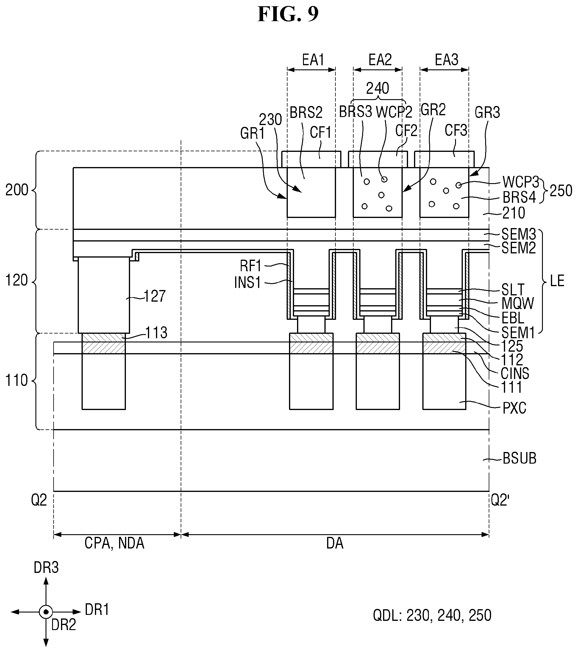 Patent US12599035 Figure 9 – Display device