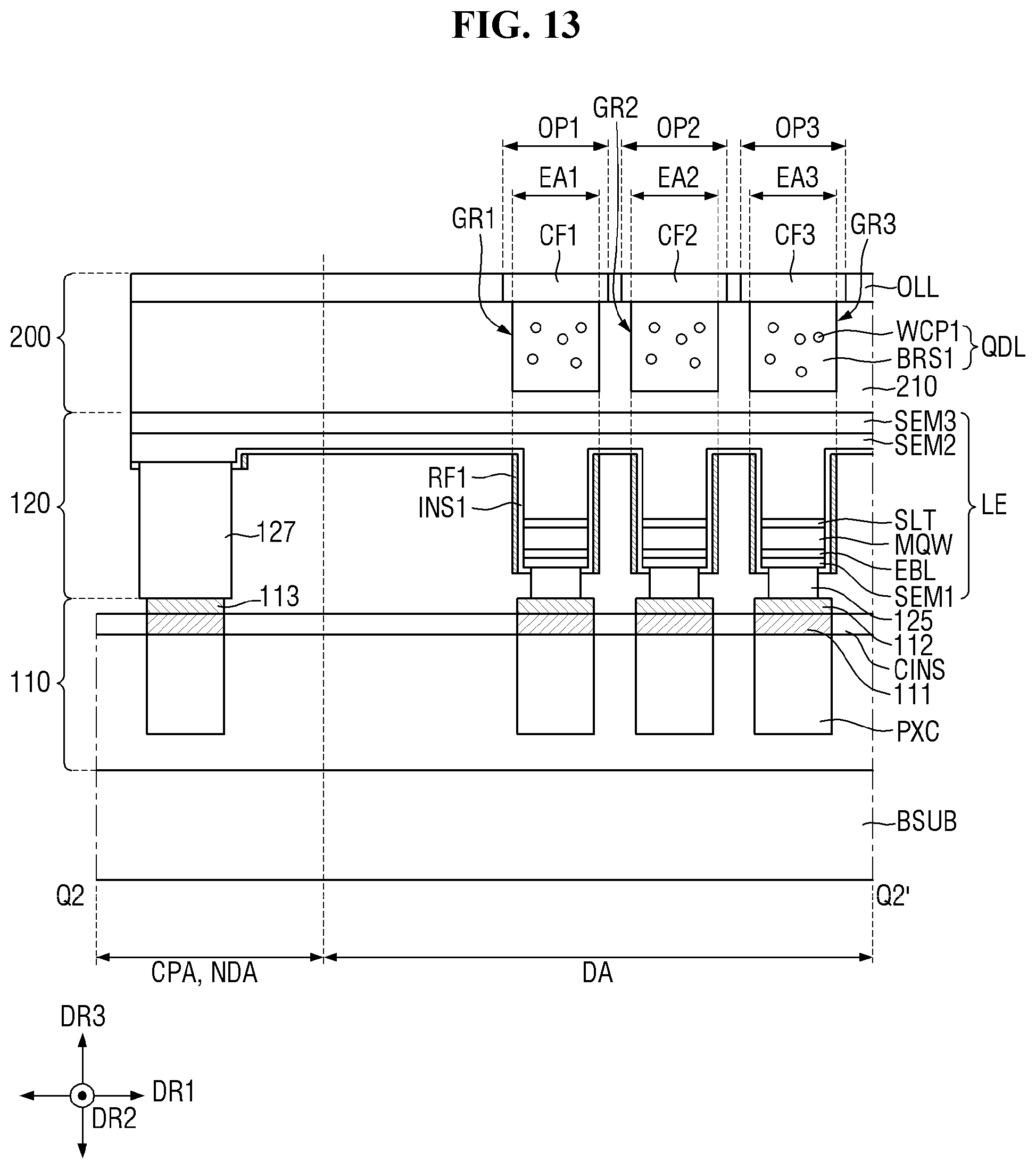 Patent US12599035 Figure 13 – Display device
