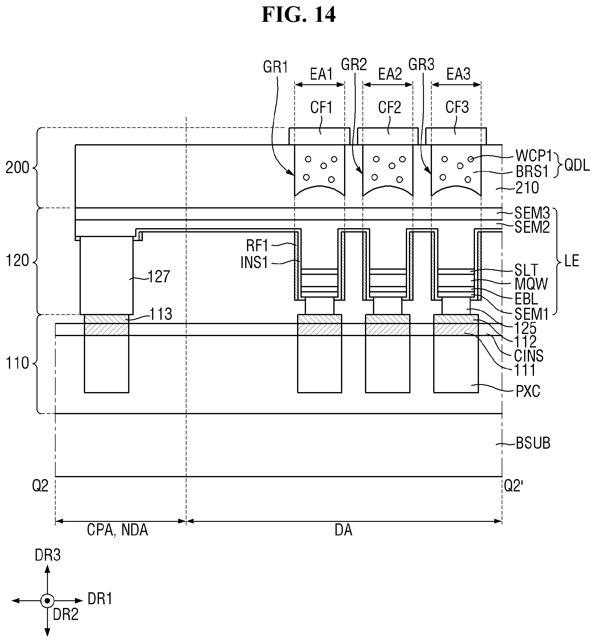 Patent US12599035 Figure 14 – Display device