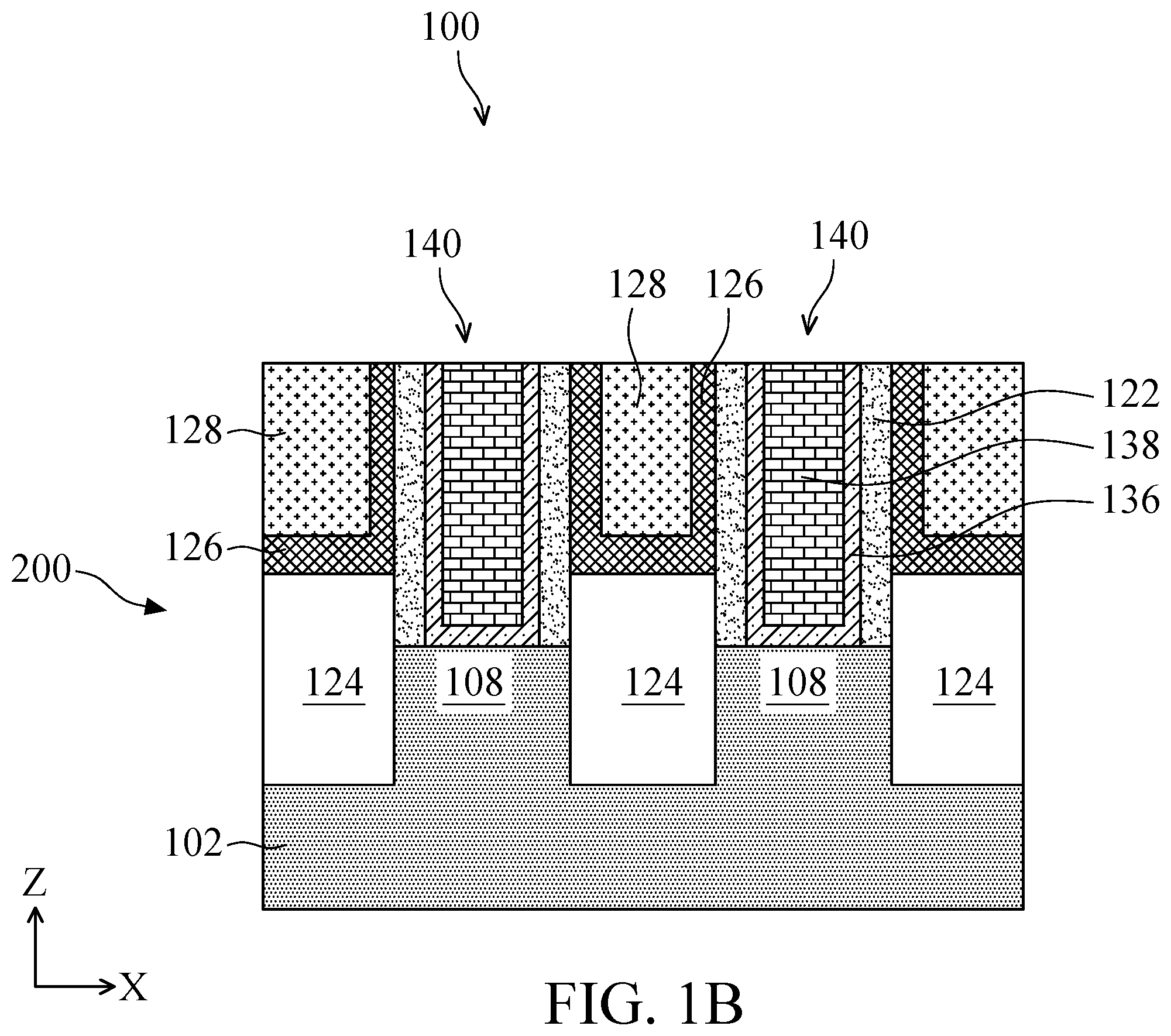Patent US12599042 Figure 2 – Carrier structure and methods of forming the same