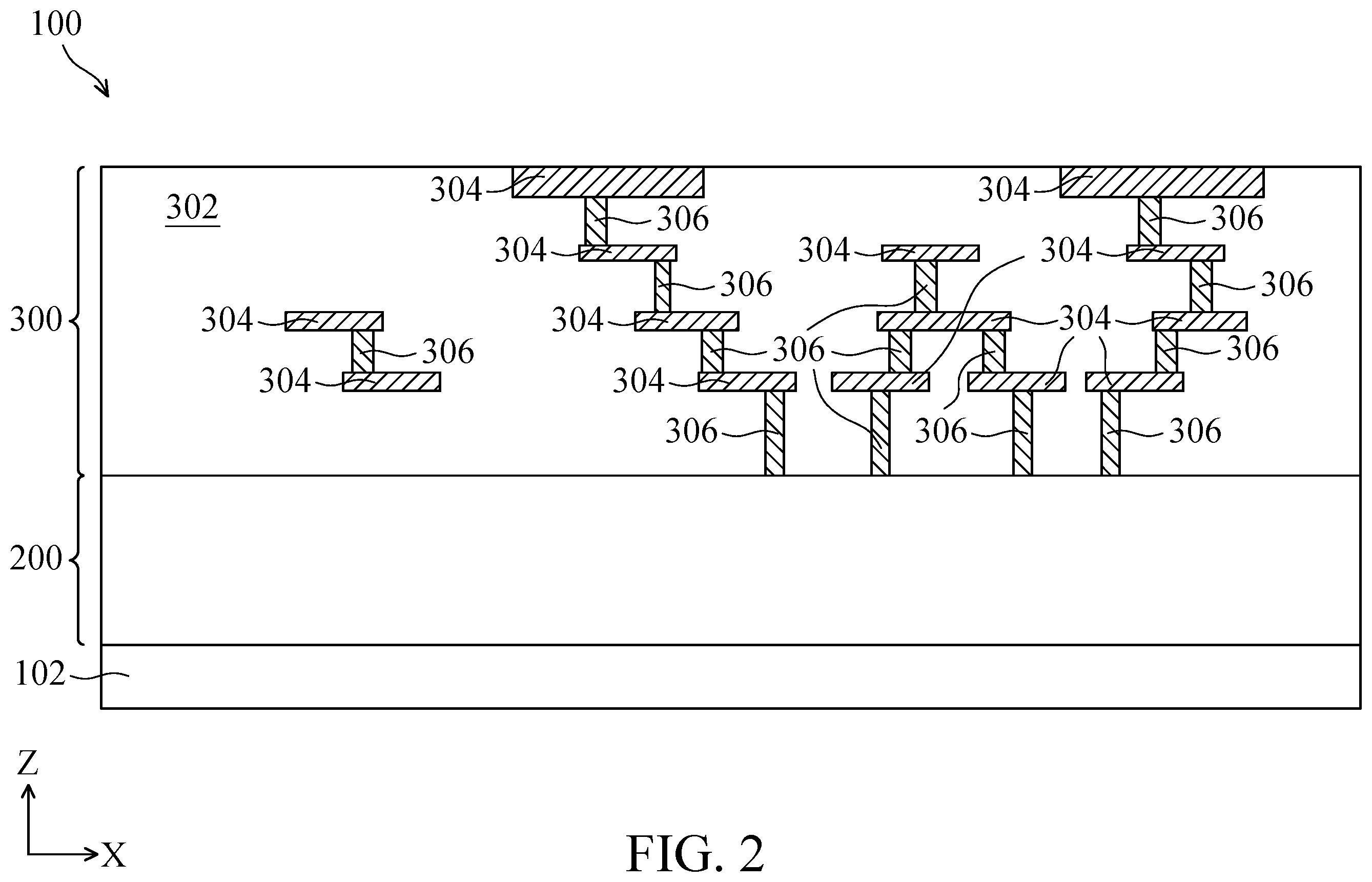 Patent US12599042 Figure 3 – Carrier structure and methods of forming the same
