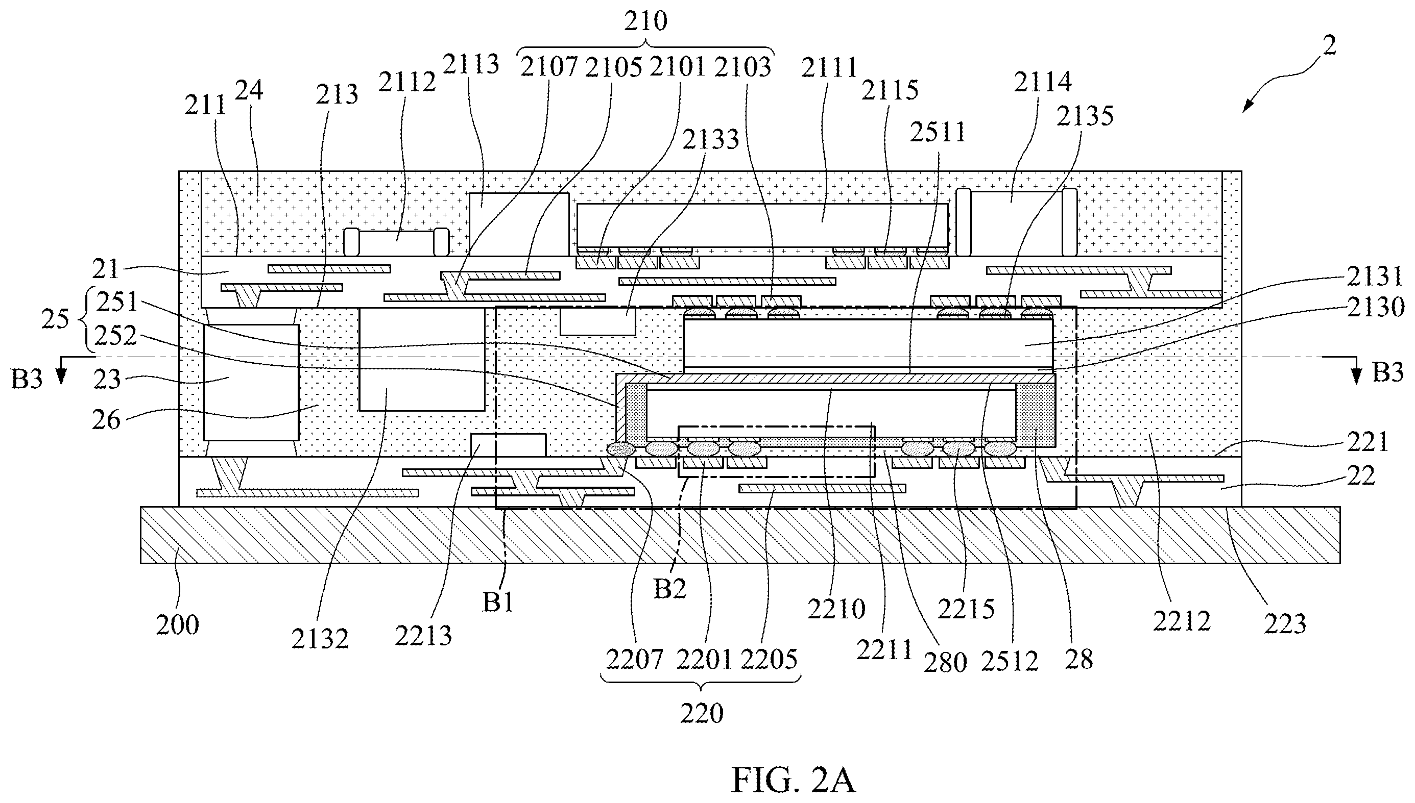 Patent US12599043 Figure 5 – Semiconductor device package and method of manufacturing the same