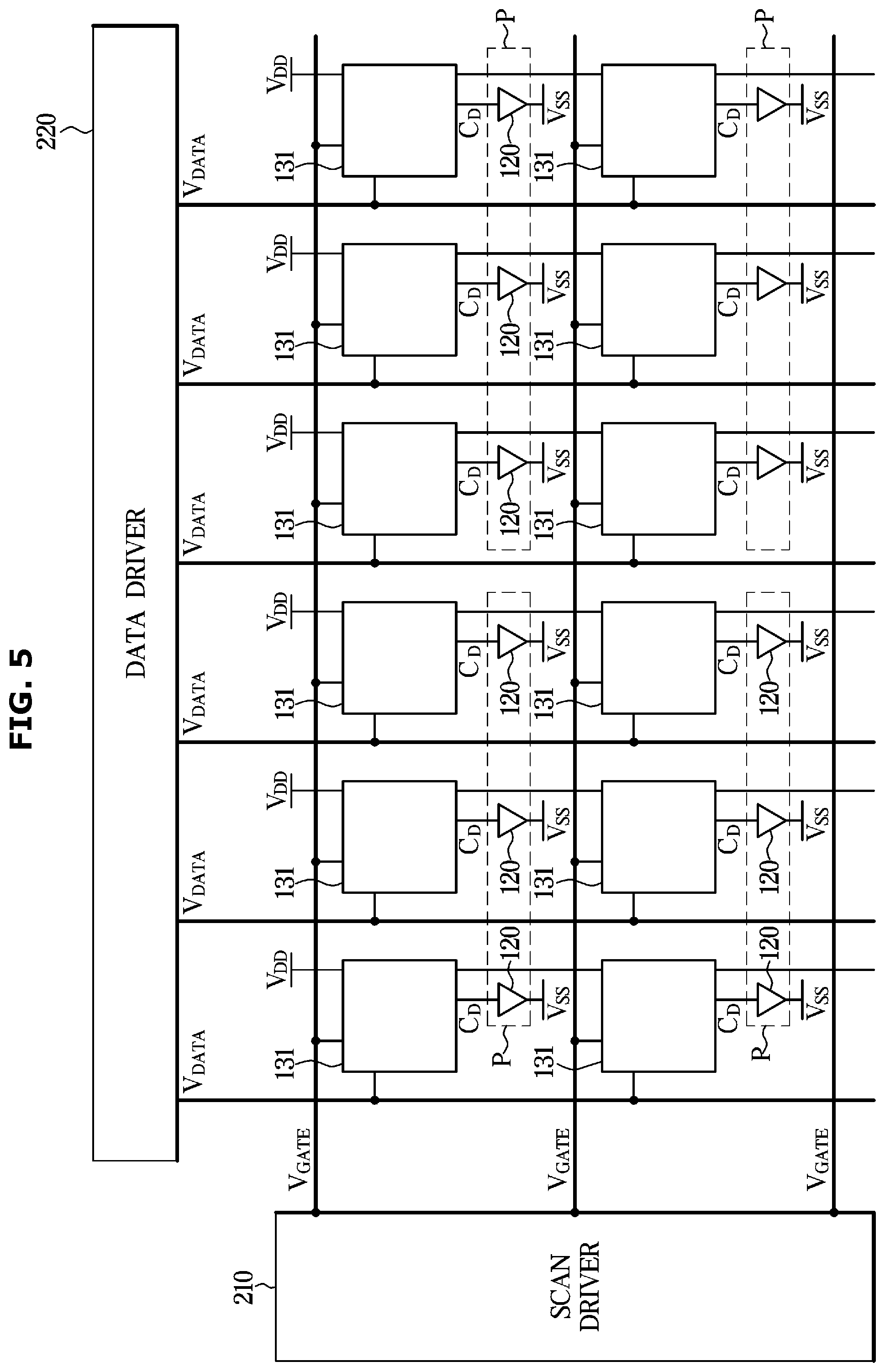 Patent US12599044 Figure 5 – Display module and display device