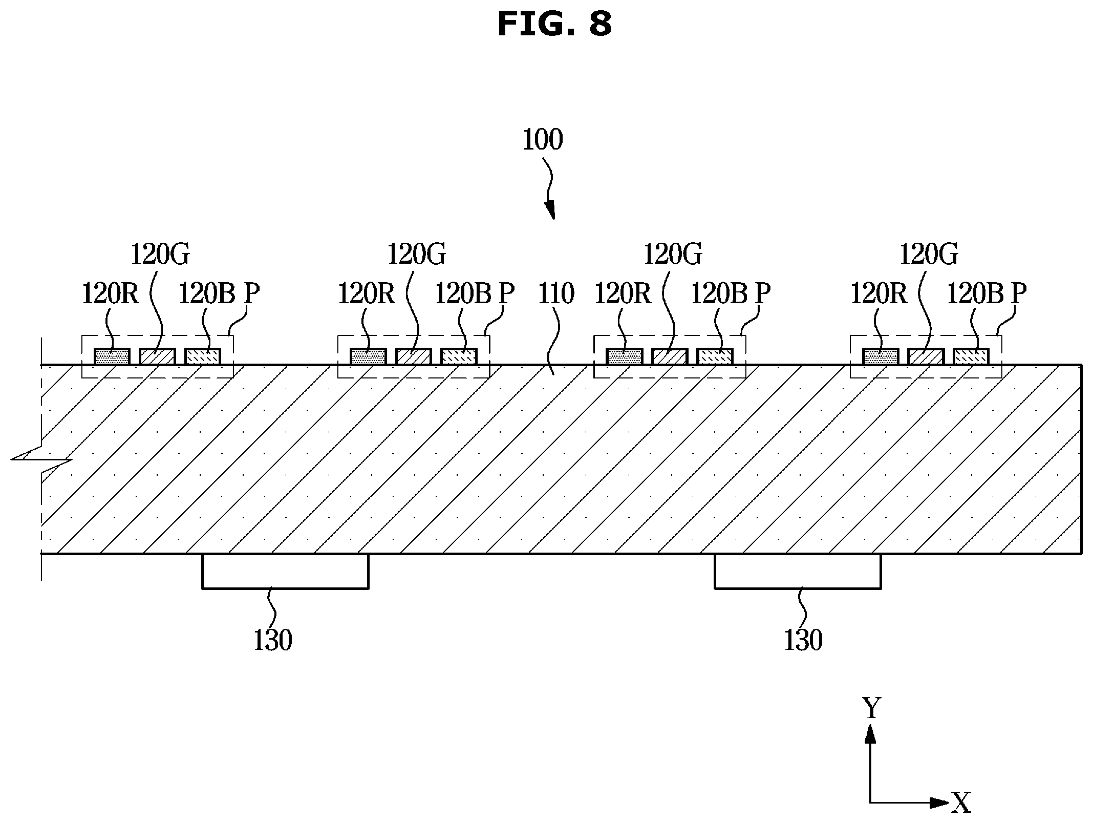 Patent US12599044 Figure 8 – Display module and display device