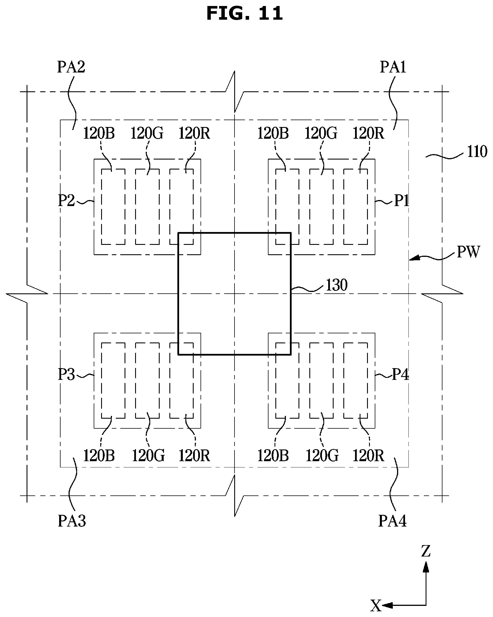 Patent US12599044 Figure 11 – Display module and display device