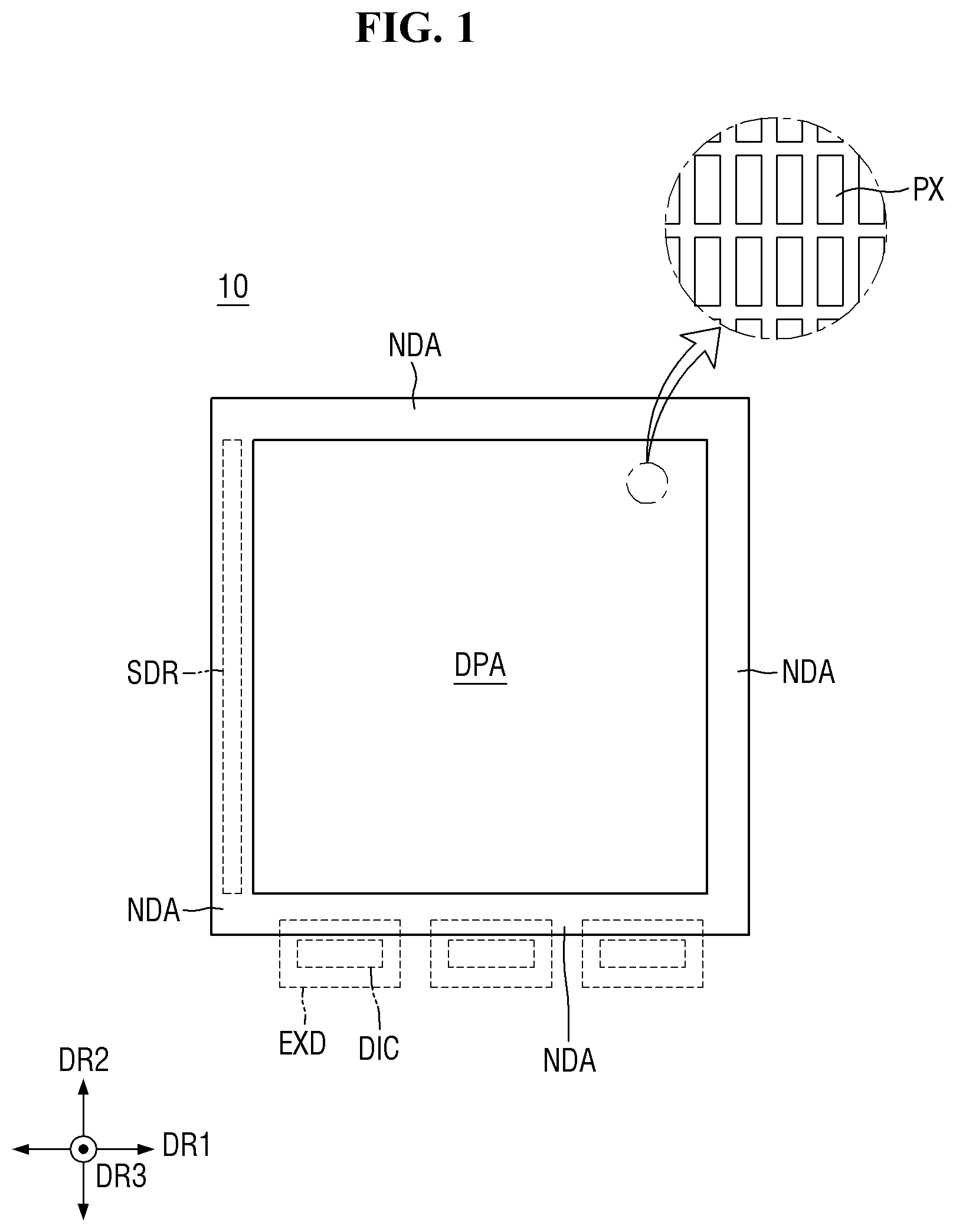 Patent US12599046 Figure 1 – Apparatus and method for fabricating display panel, and display panel