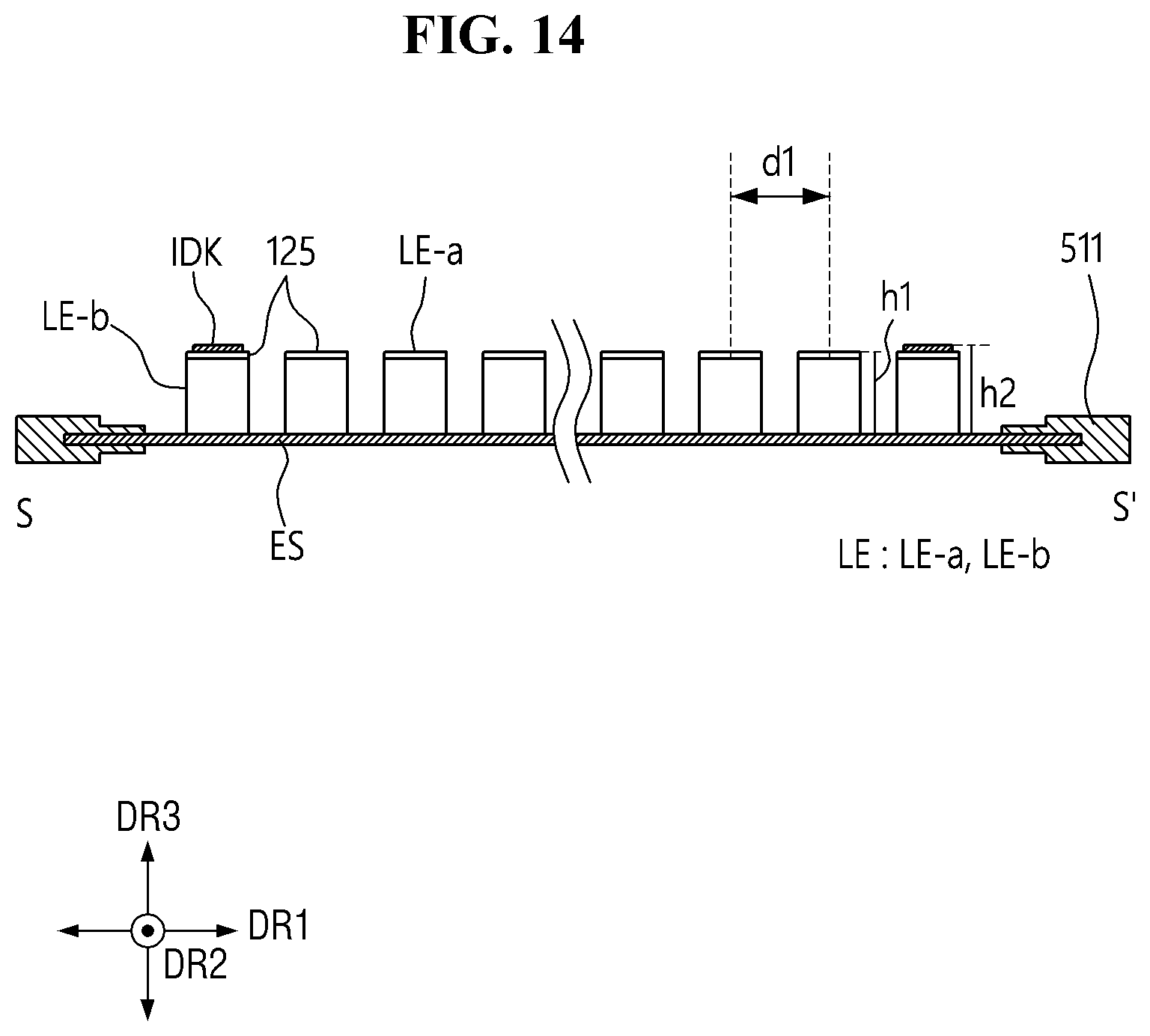 Patent US12599046 Figure 14 – Apparatus and method for fabricating display panel, and display panel