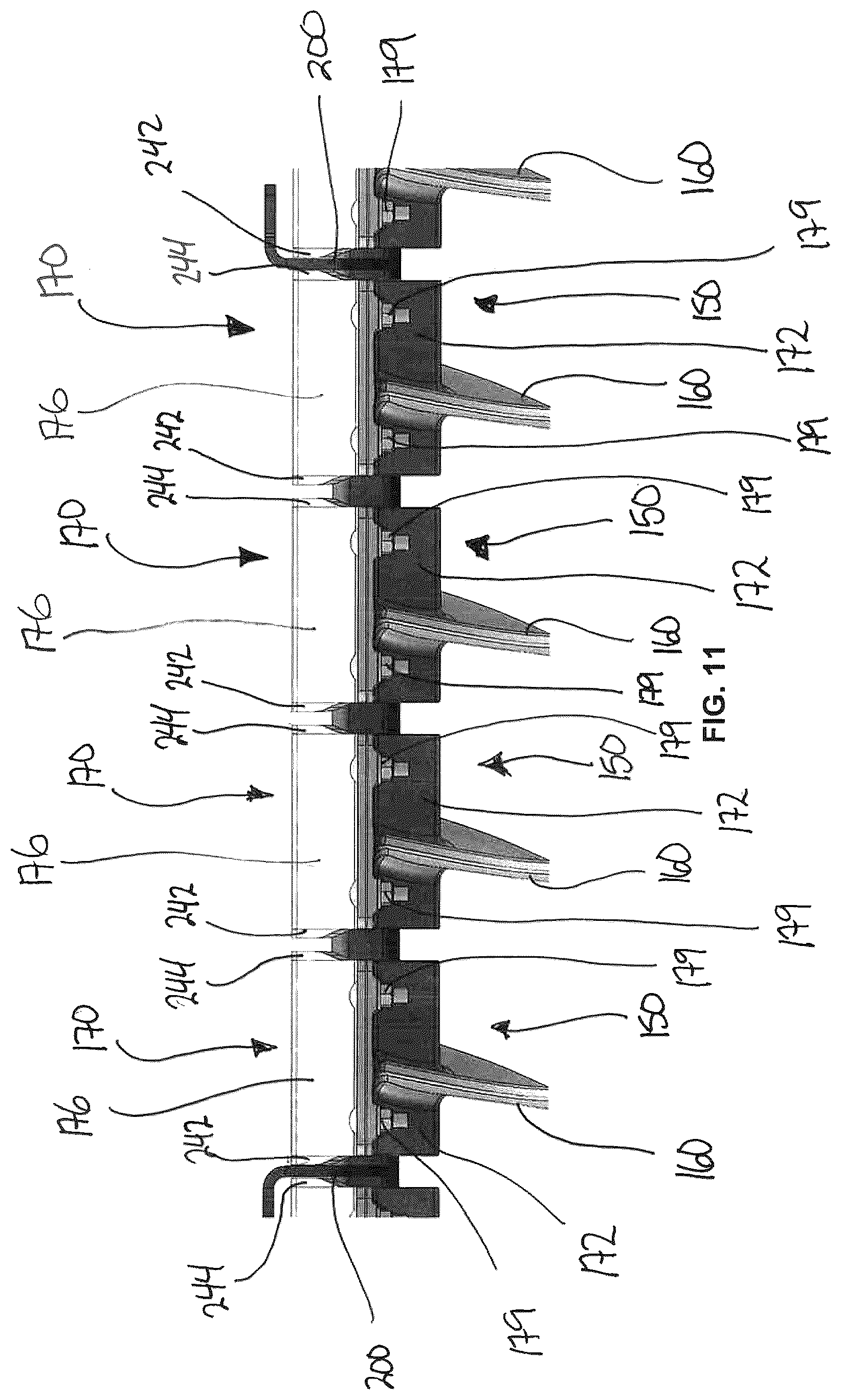 Patent US12599053 Figure 11 – Tillage disc arm drift control