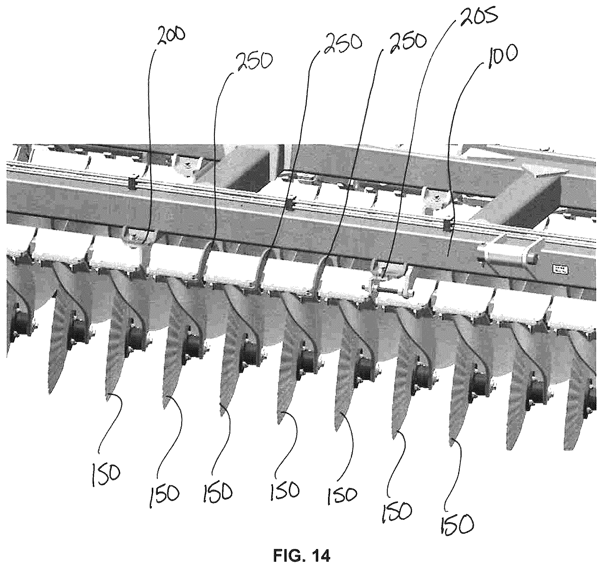 Patent US12599053 Figure 14 – Tillage disc arm drift control