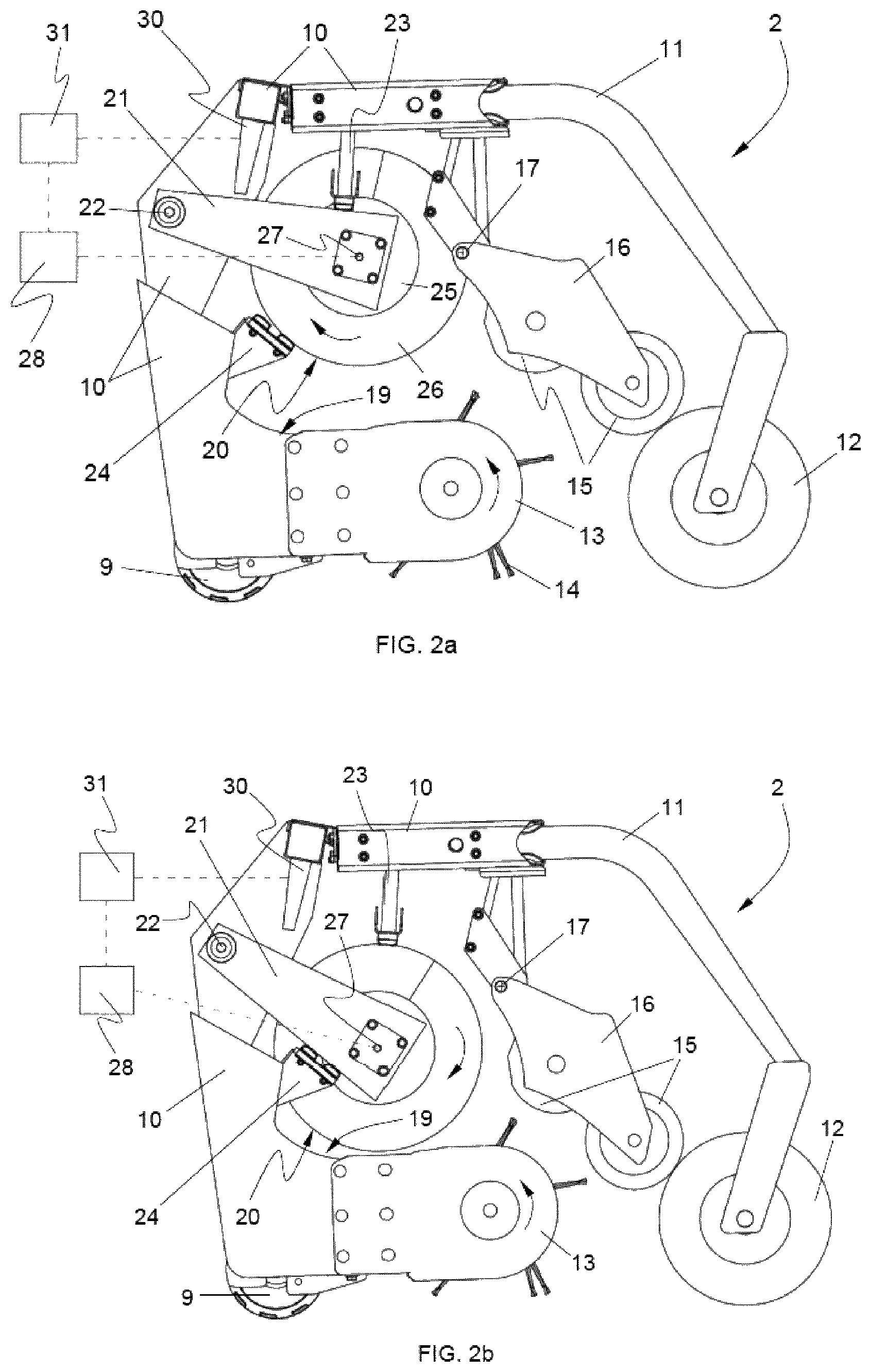 Patent US12599061 Figure 2 – Crop pick-up header