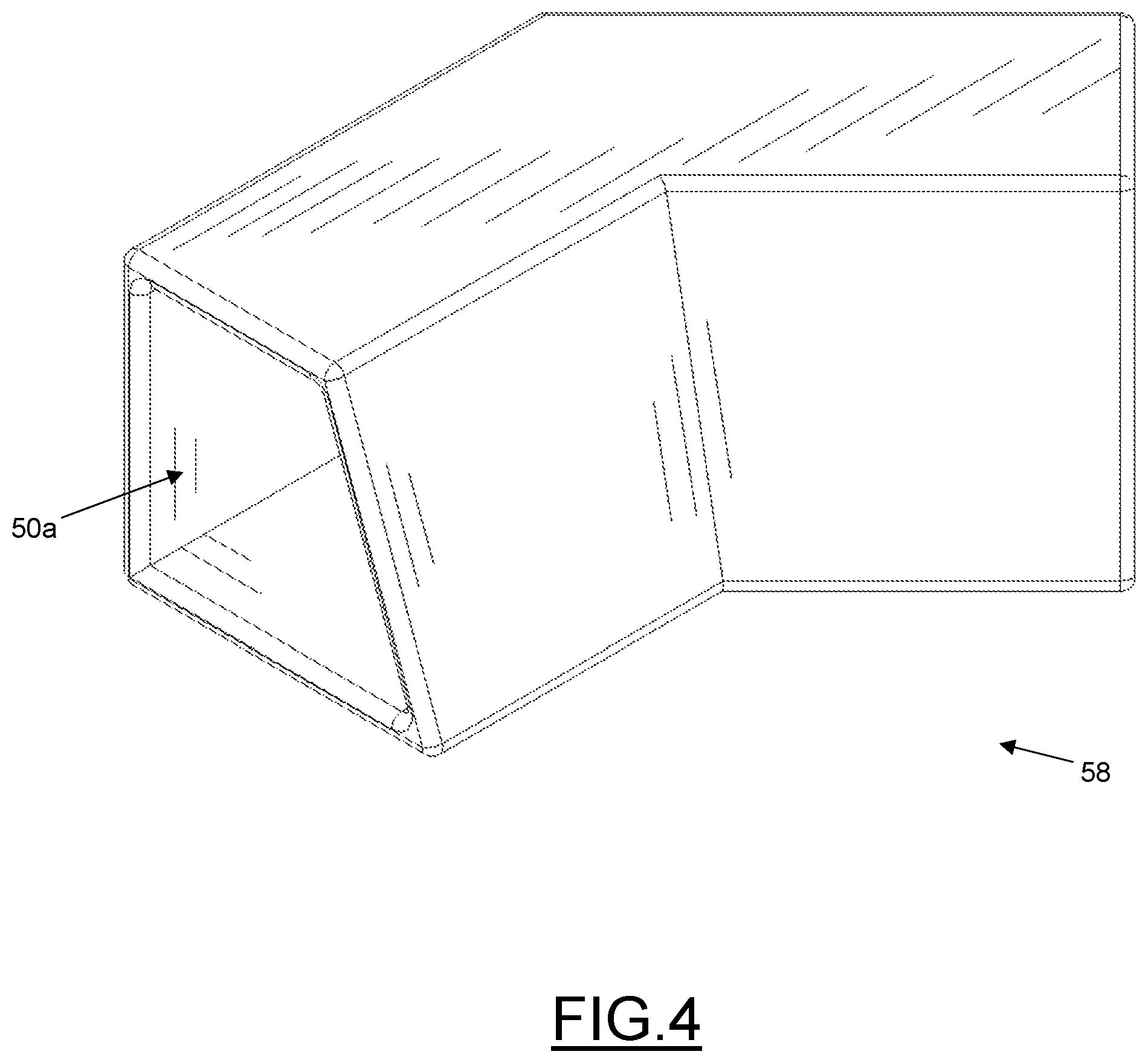 Patent US12599064 Figure 4 – Landscape bed edging tool assembly