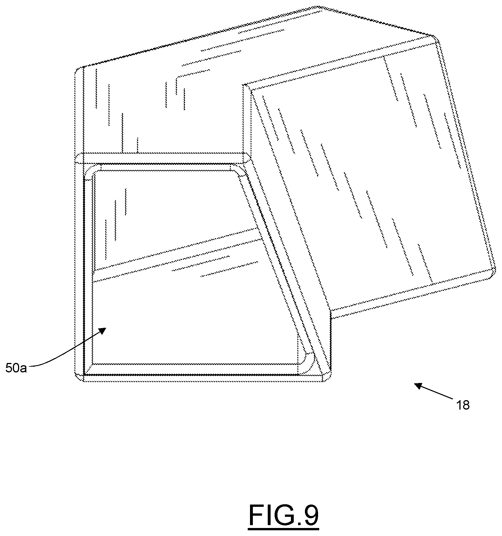 Patent US12599064 Figure 10 – Landscape bed edging tool assembly