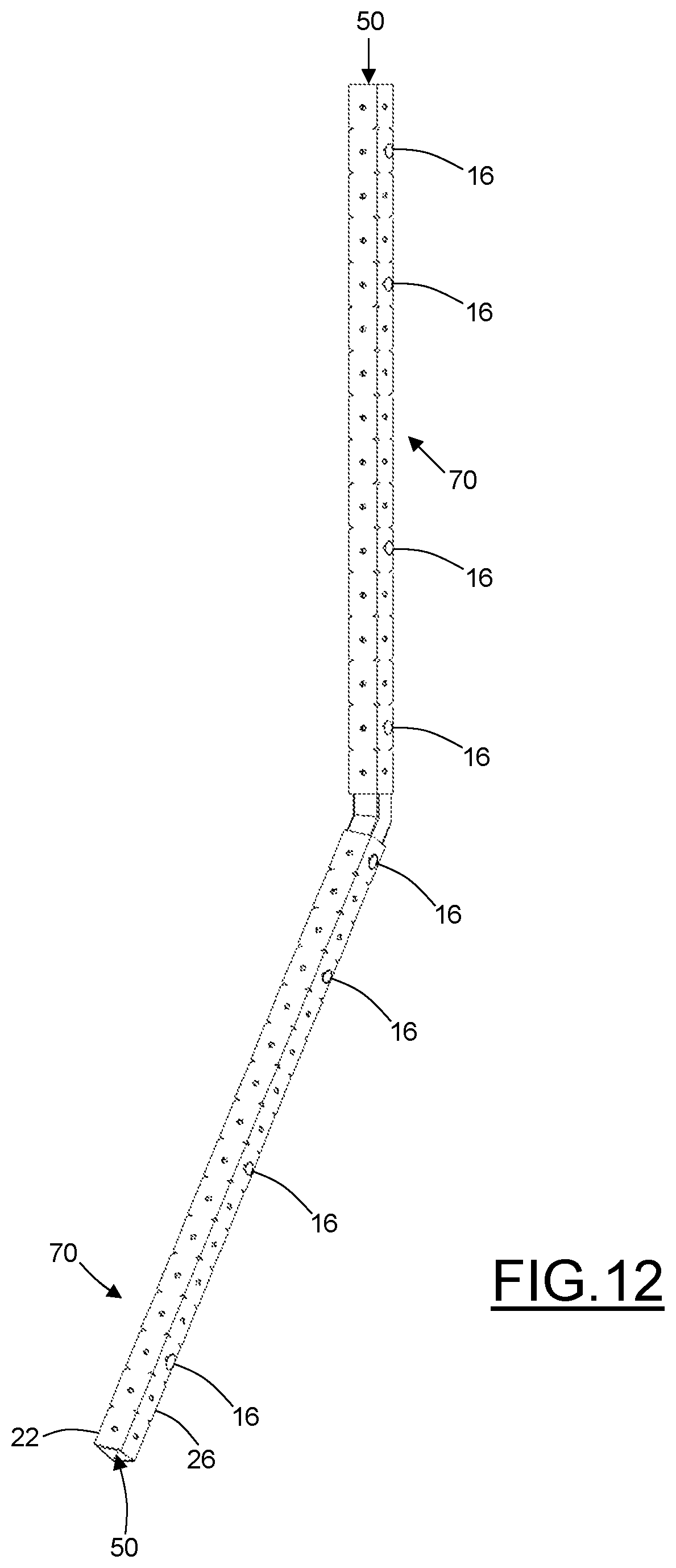 Patent US12599064 Figure 13 – Landscape bed edging tool assembly
