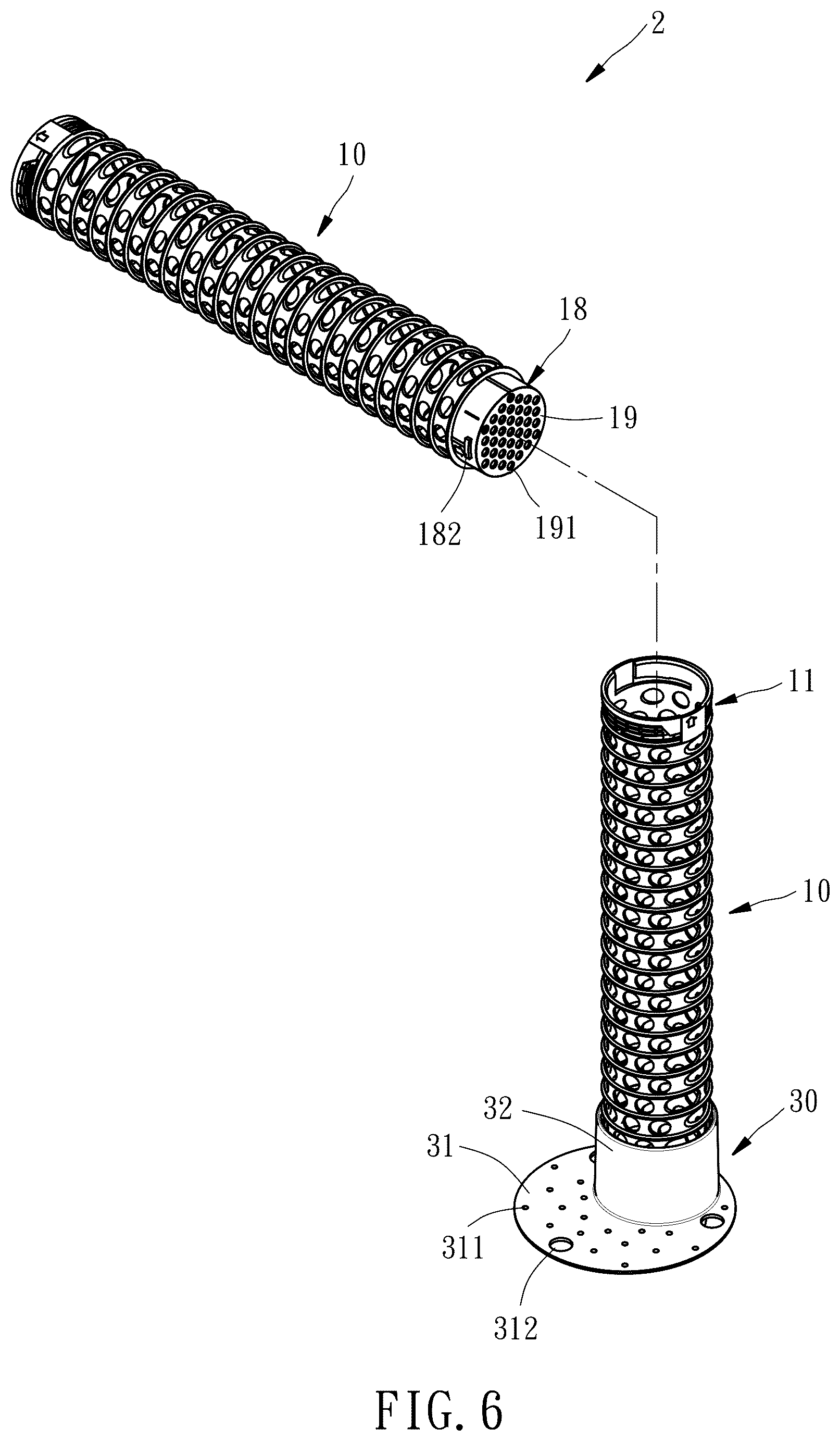Patent US12599066 Figure 6 – Planting column