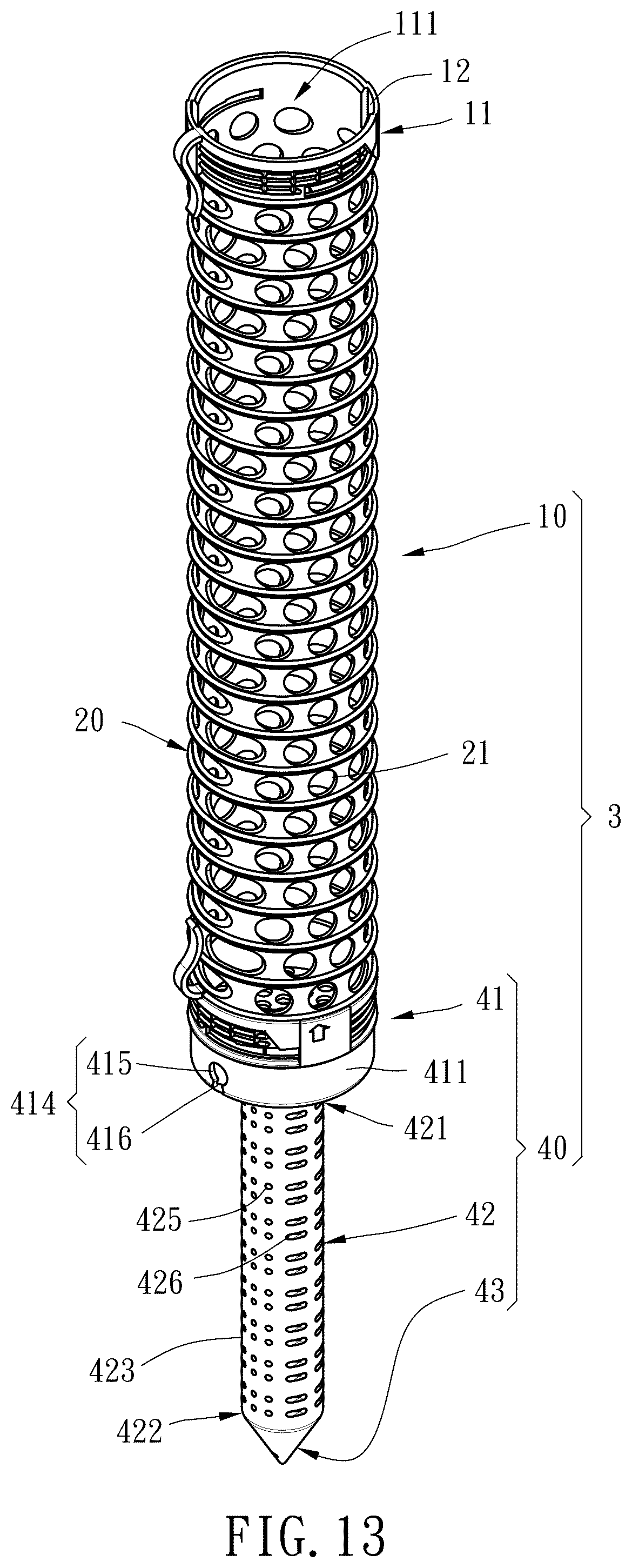Patent US12599066 Figure 11 – Planting column