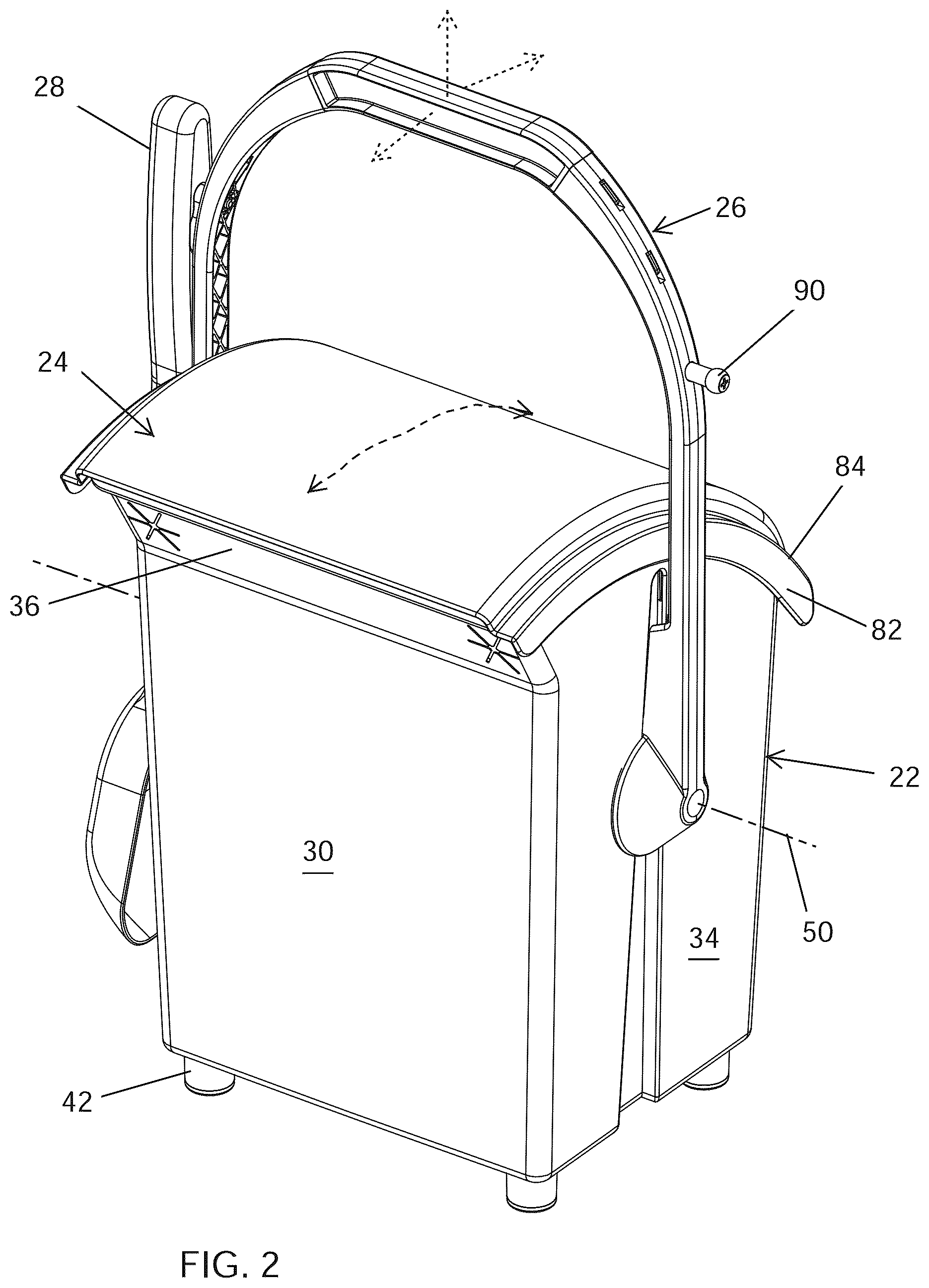 Patent US12599105 Figure 3 – Animal waste collection and storage apparatus
