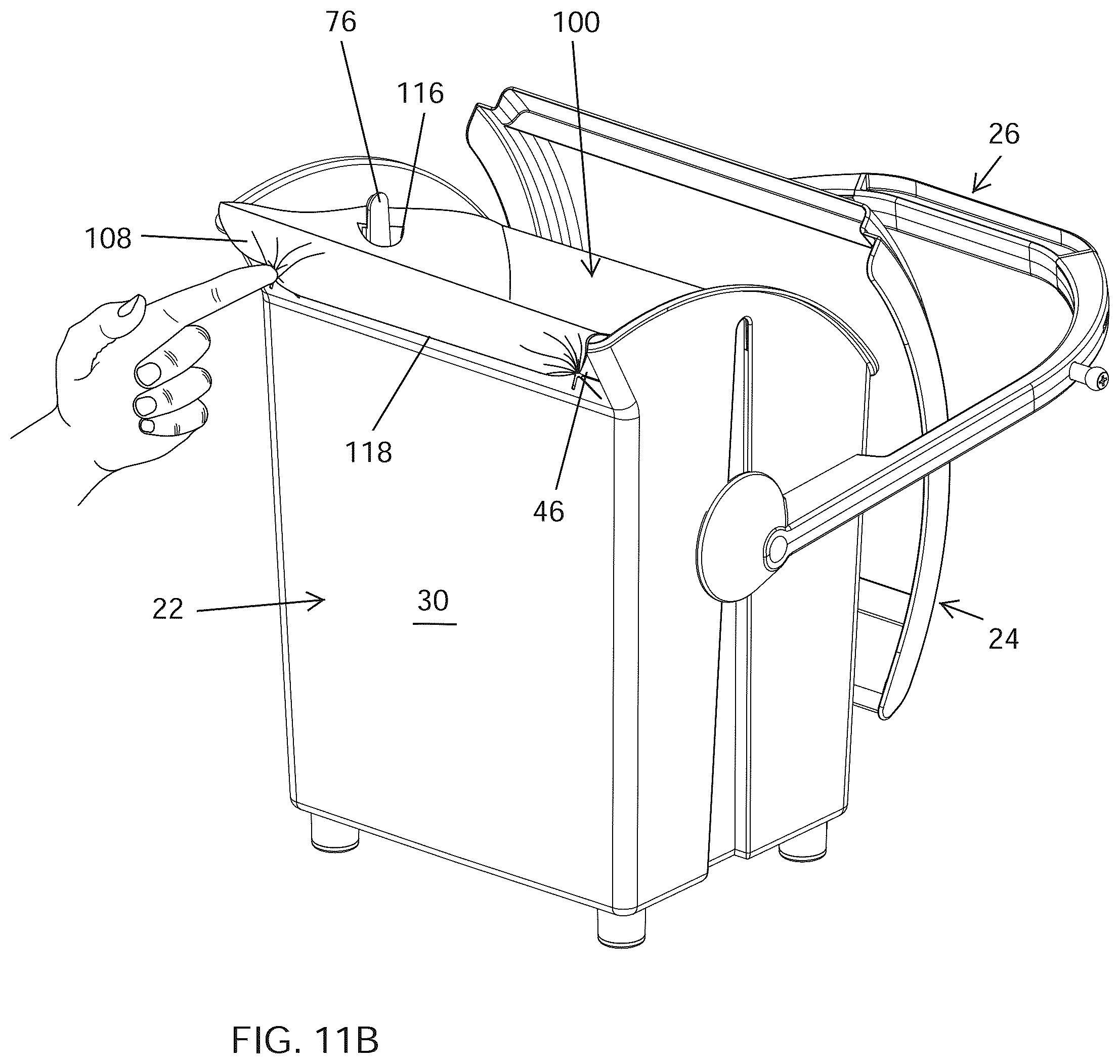 Patent US12599105 Figure 15 – Animal waste collection and storage apparatus