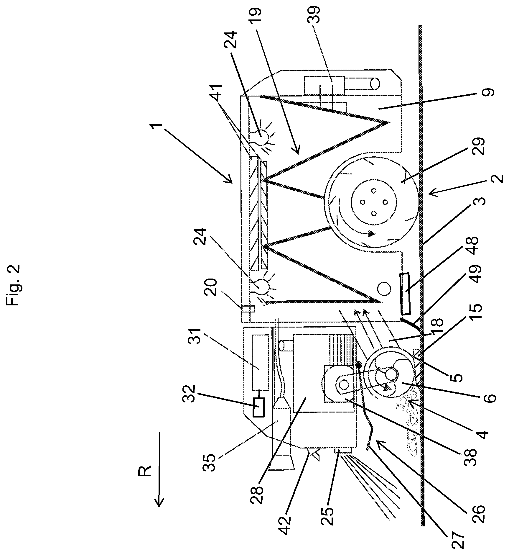 Patent US12599106 Figure 2 – Device for picking up animal excrement
